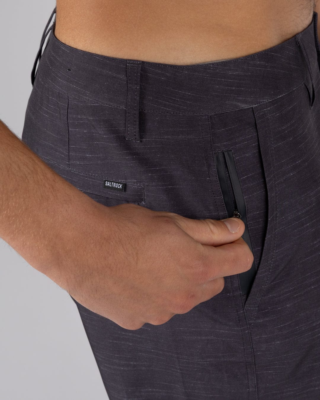 Amphibian 2 Mens Hybrid Shorts in Dark Grey - Image 5