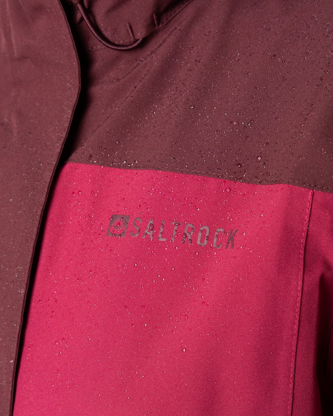 Aubrey Colourblock Womens in Waterproof Jacket - Dark Pink - Image 10