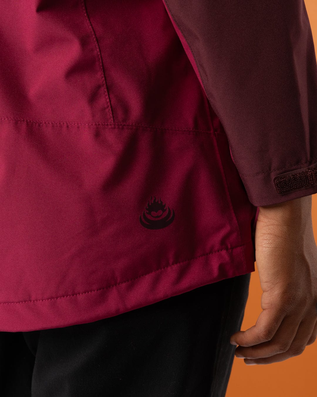 Aubrey Colourblock Womens in Waterproof Jacket - Dark Pink - Image 16