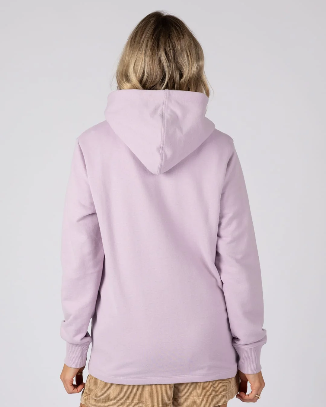 Better Days  Womens Pop Hoodie in Purple - Image 4