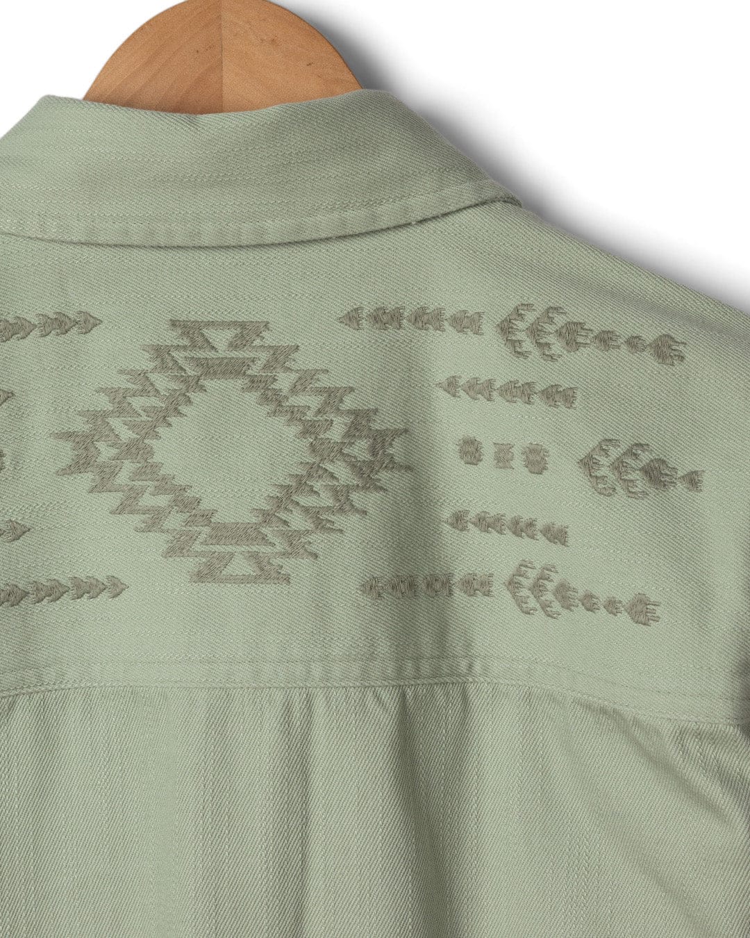 Braelyn Womens Twill Casual Jacket in Light Green - Image 4