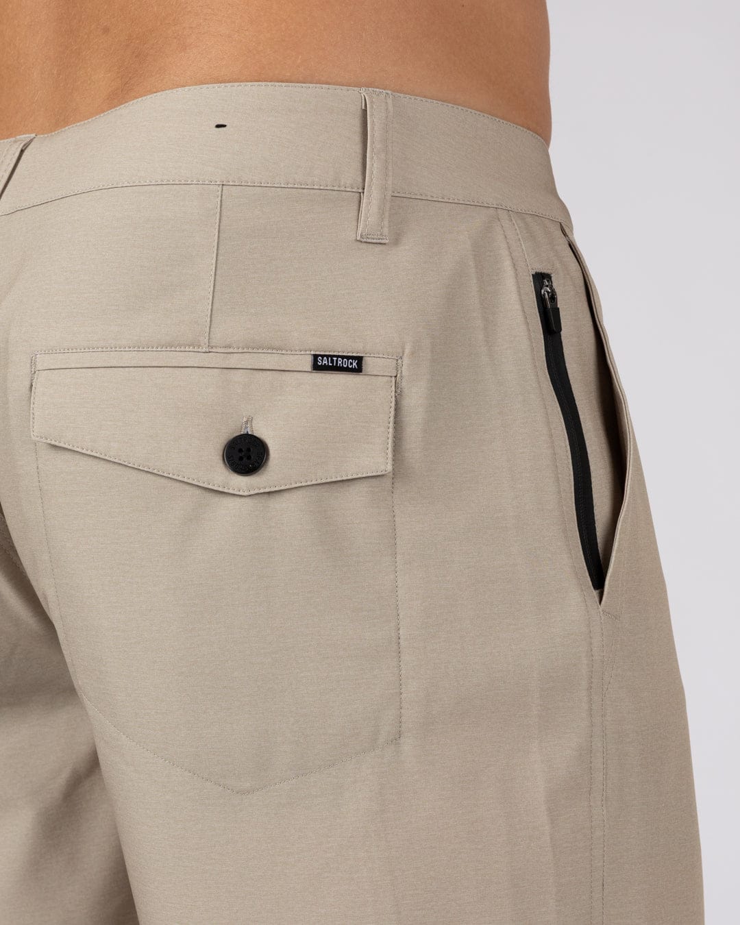 Cargo Amphibian II 21 Mens Hybrid Shorts in Light Brown - Image 4