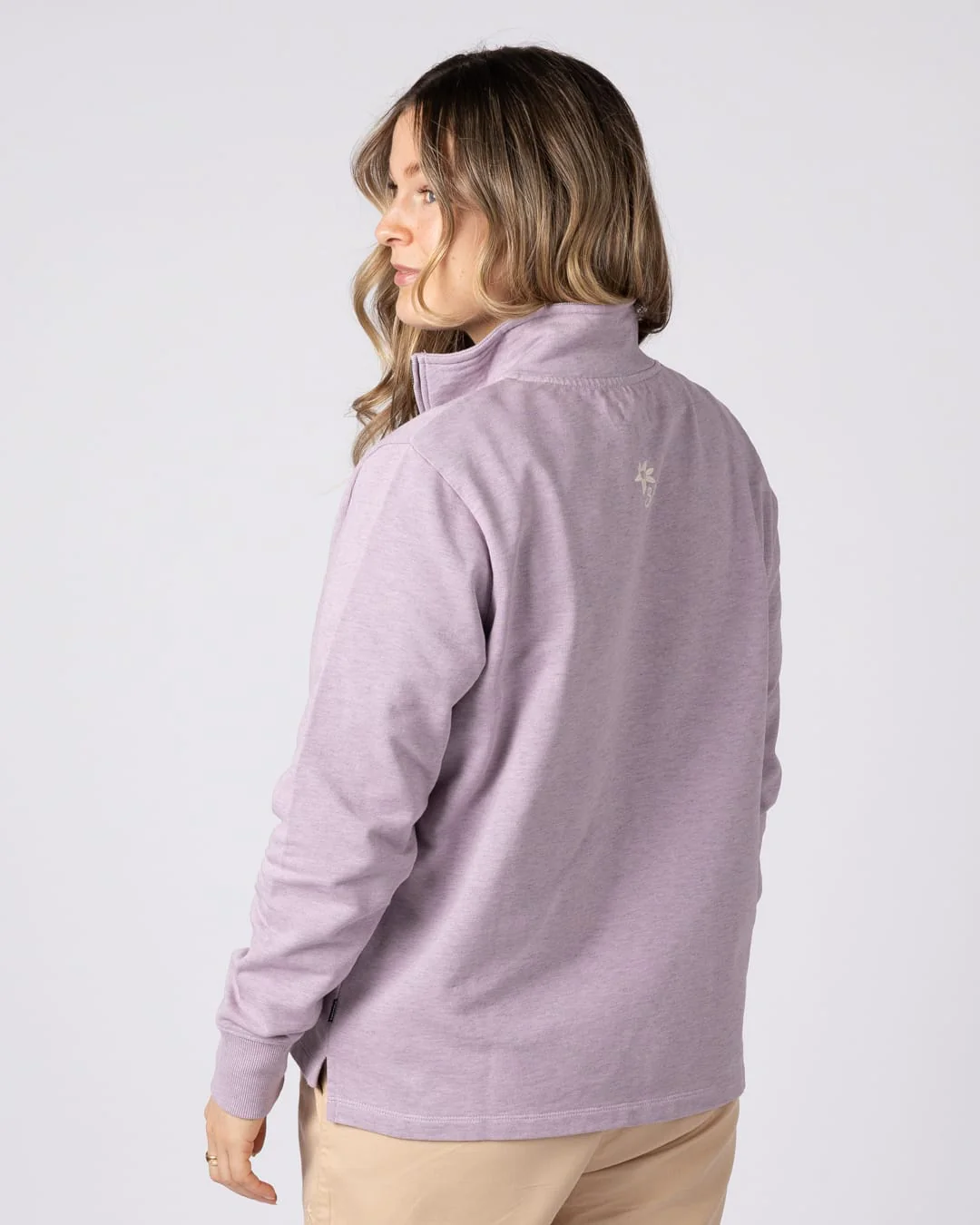 Carissa Womens Sweatshirt in Purple - Image 3
