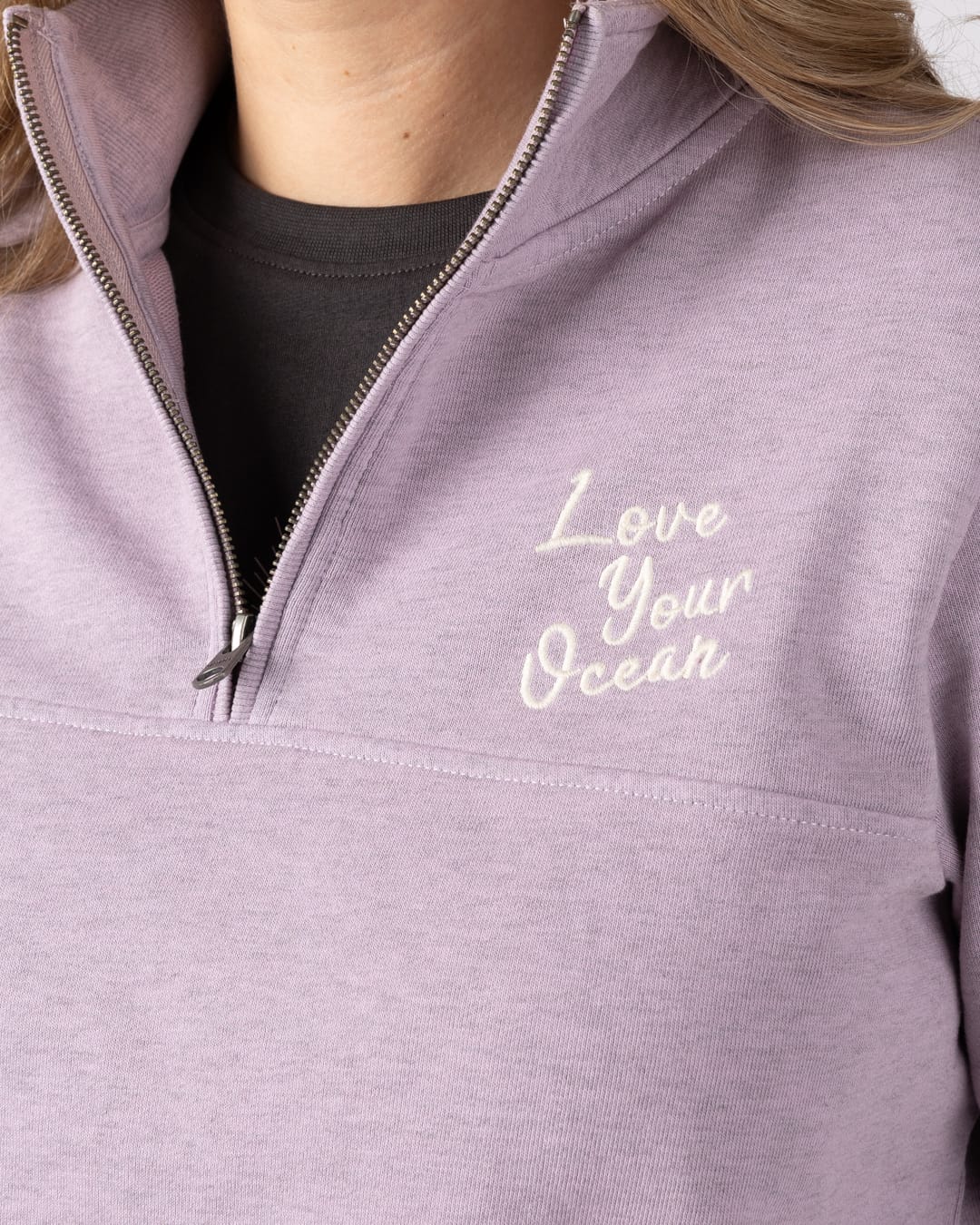 Carissa Womens Sweatshirt in Purple - Image 4