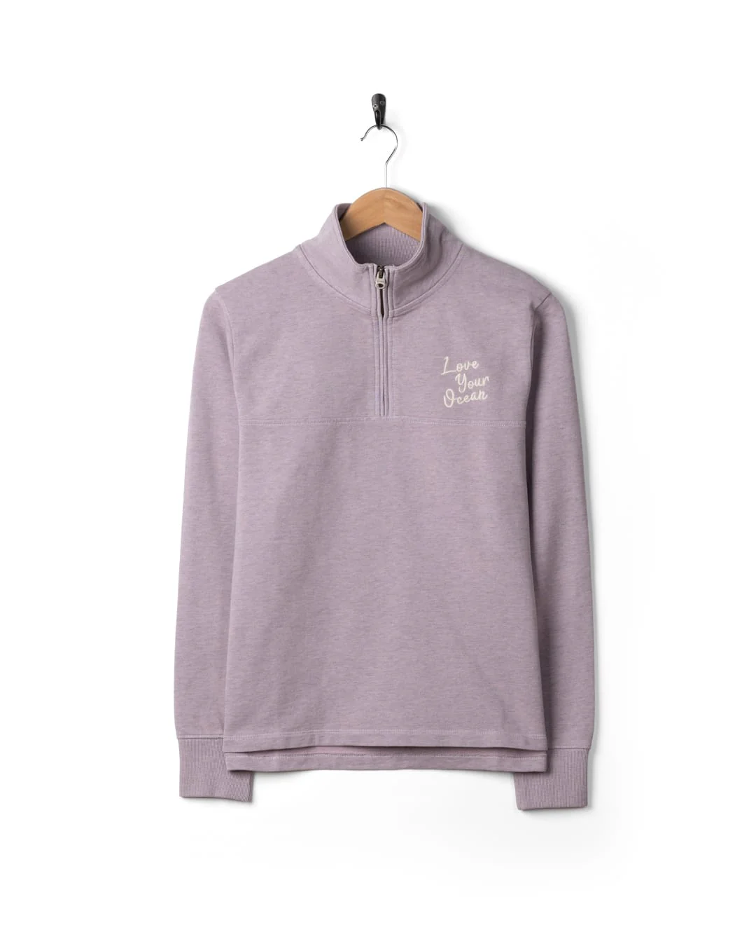 Carissa Womens Sweatshirt in Purple - Image 7