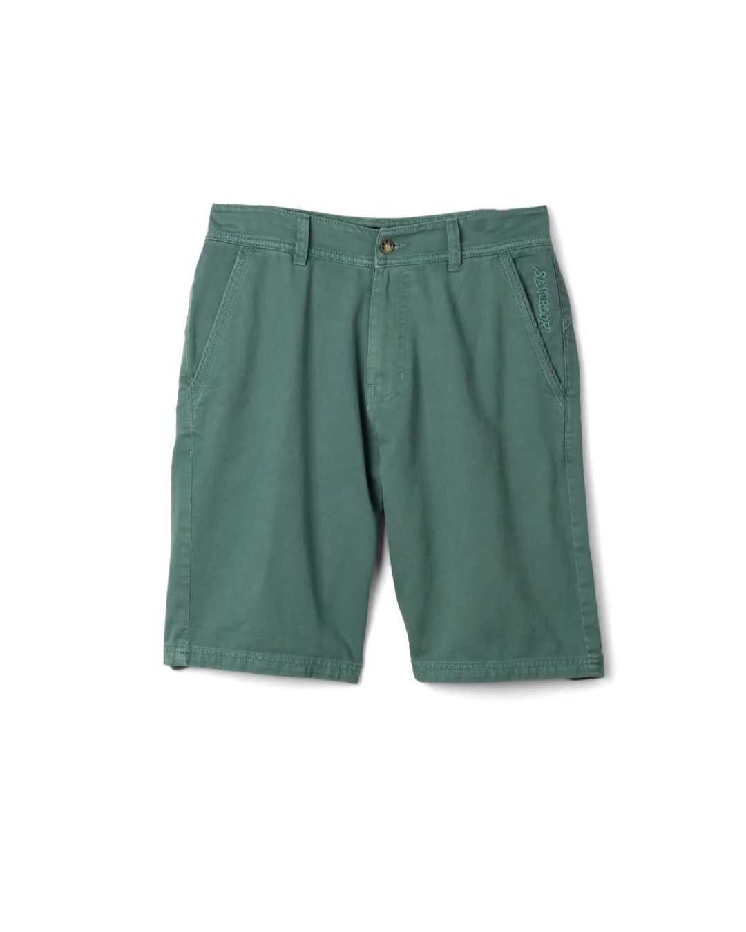 Conan Mens Chino Short in Dark Green - Image 7