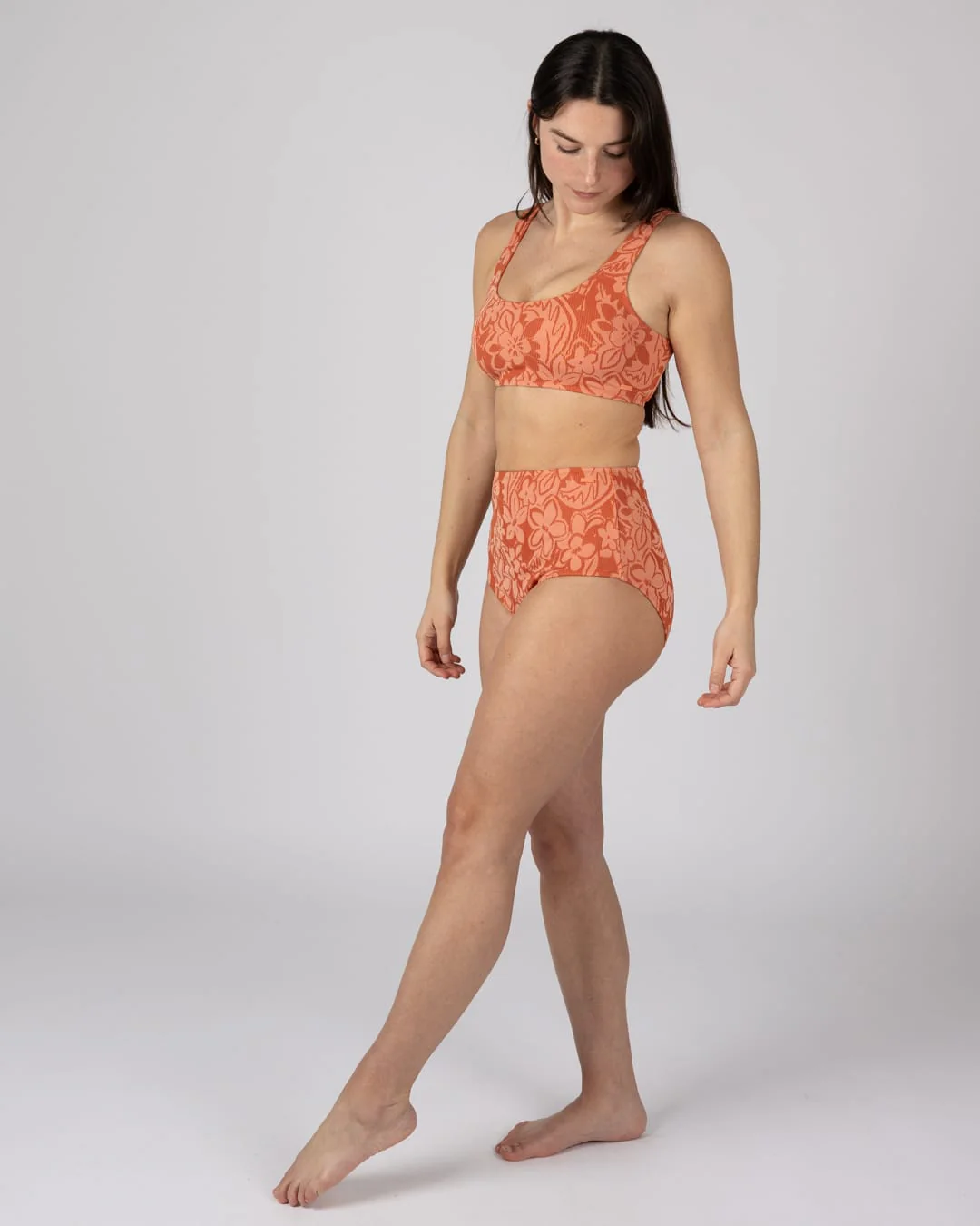 Dali Womens Bikini Bottoms in Light Orange - Image 4