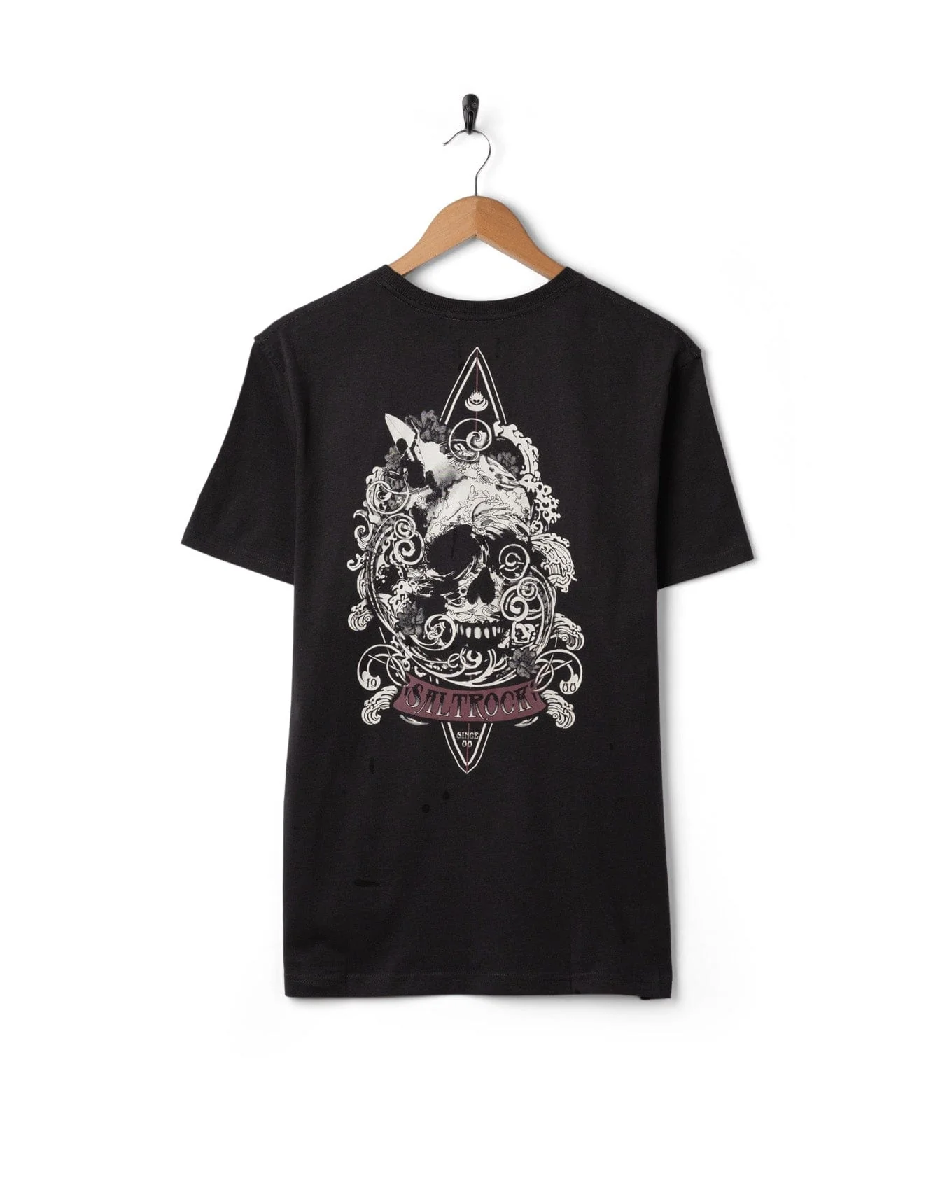 Dark Water  Mens Short Sleeve T-Shirt in Dark Grey - Image 5