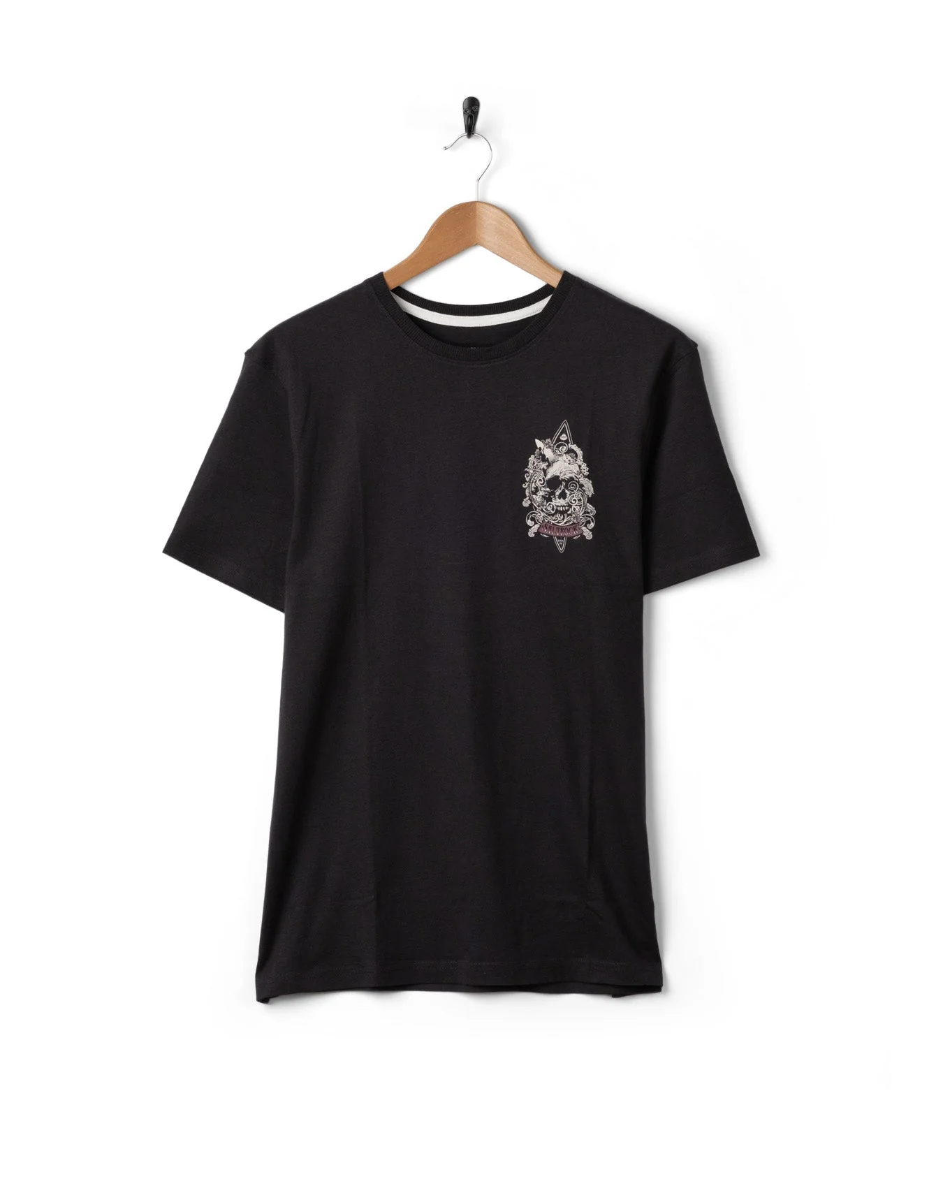 Dark Water  Mens Short Sleeve T-Shirt in Dark Grey - Image 6