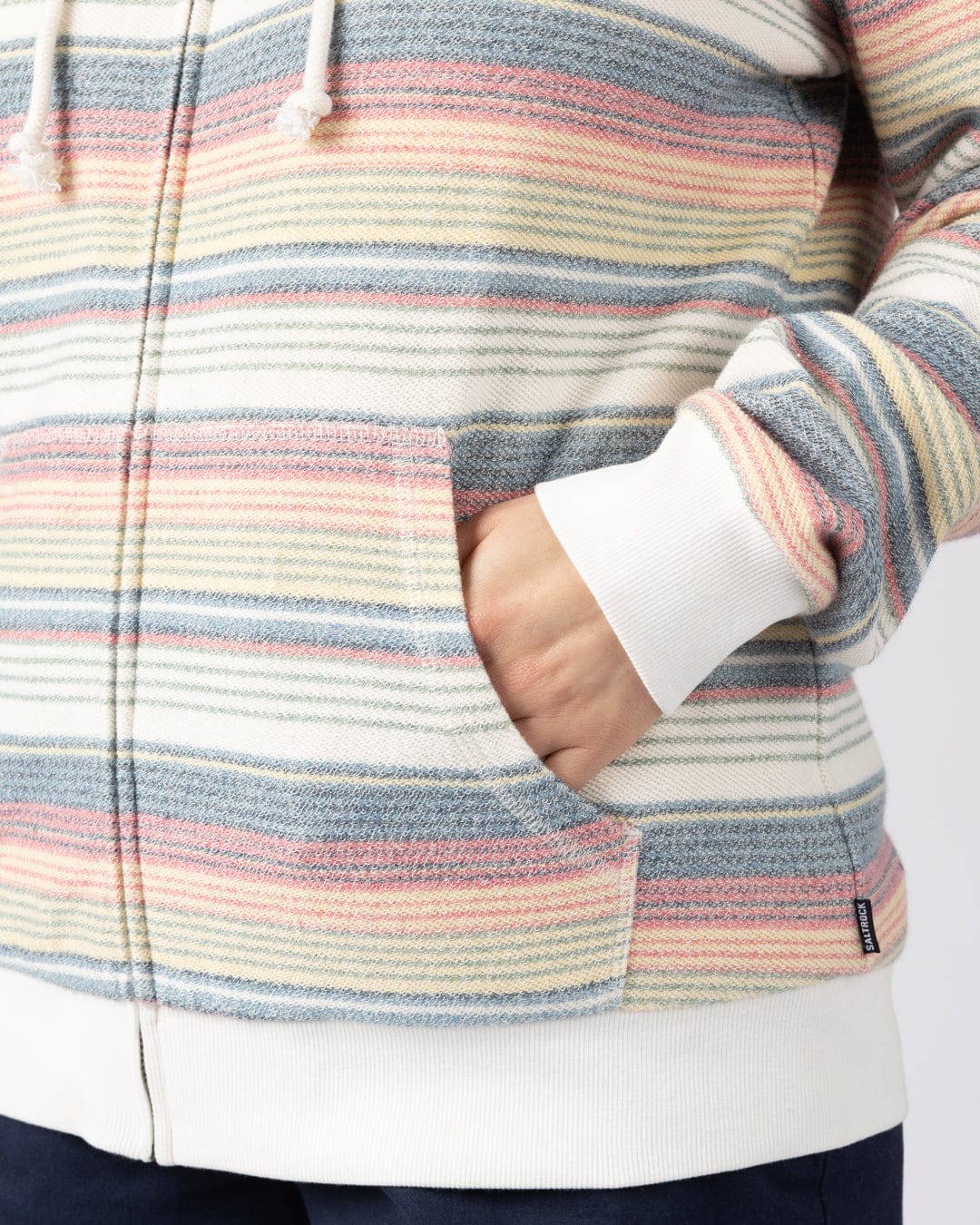 Delen  Womens Lined Hoodie in Multi - Image 3