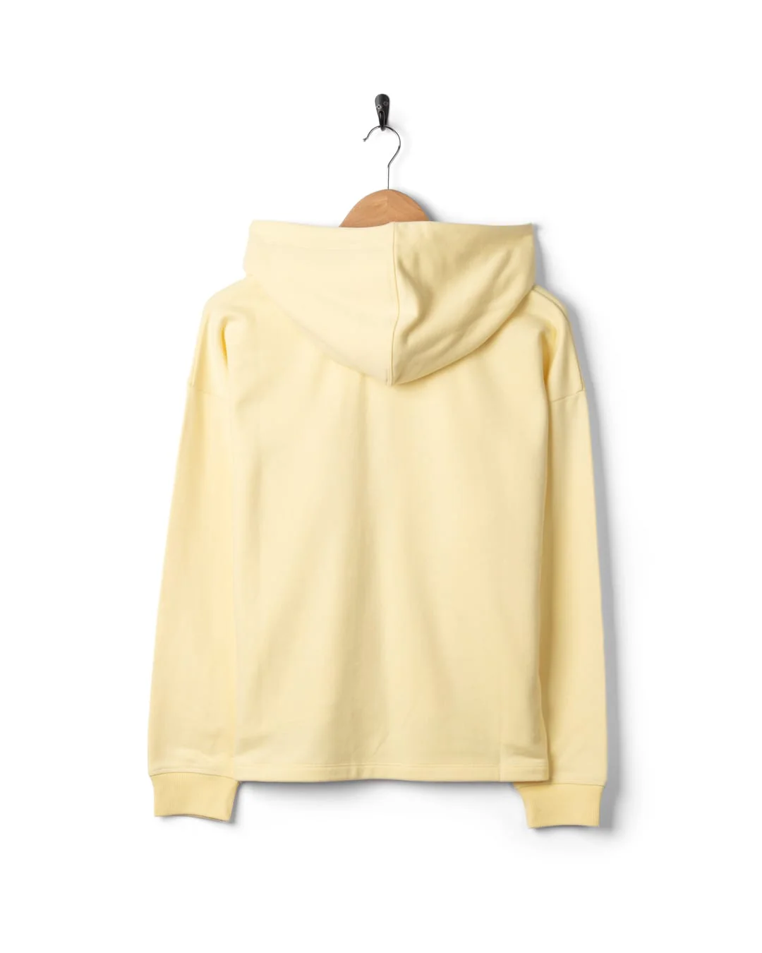 Delilah Womens Pop Hoodie in Light Yellow - Image 9