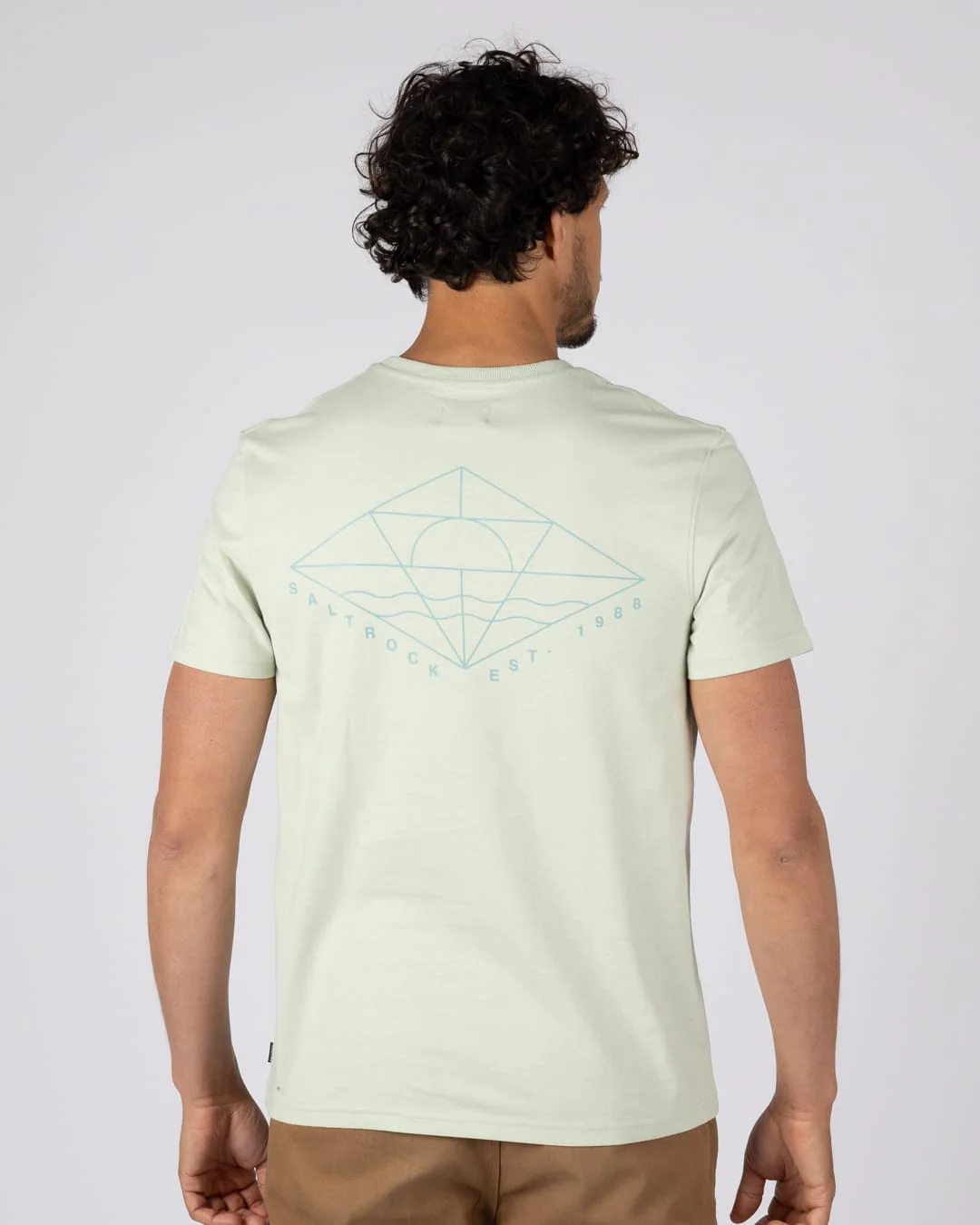 Dimensions Mens Short Sleeve T-Shirt in Light Green
