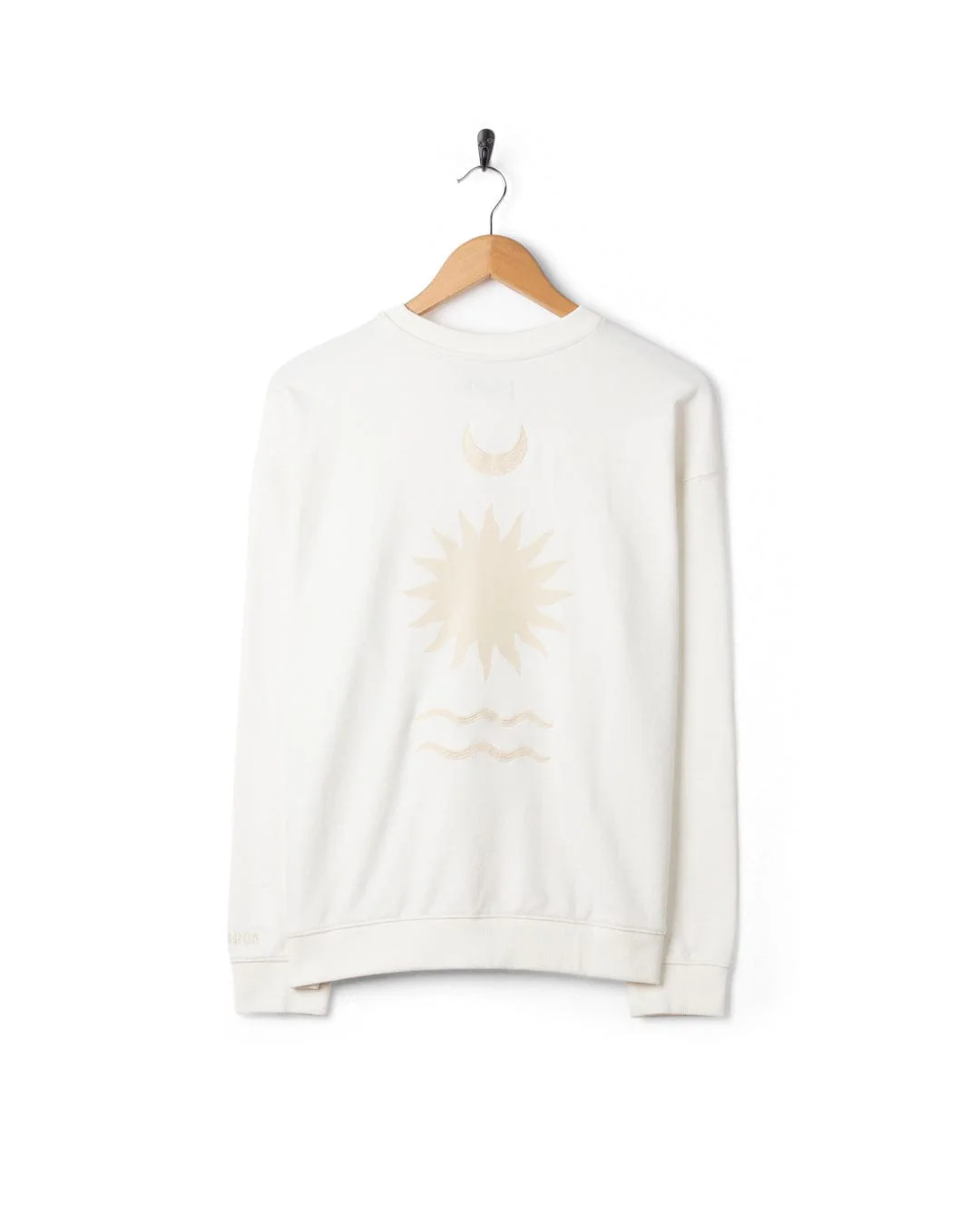 Equinox Womens Sweatshirt in Cream - Image 4