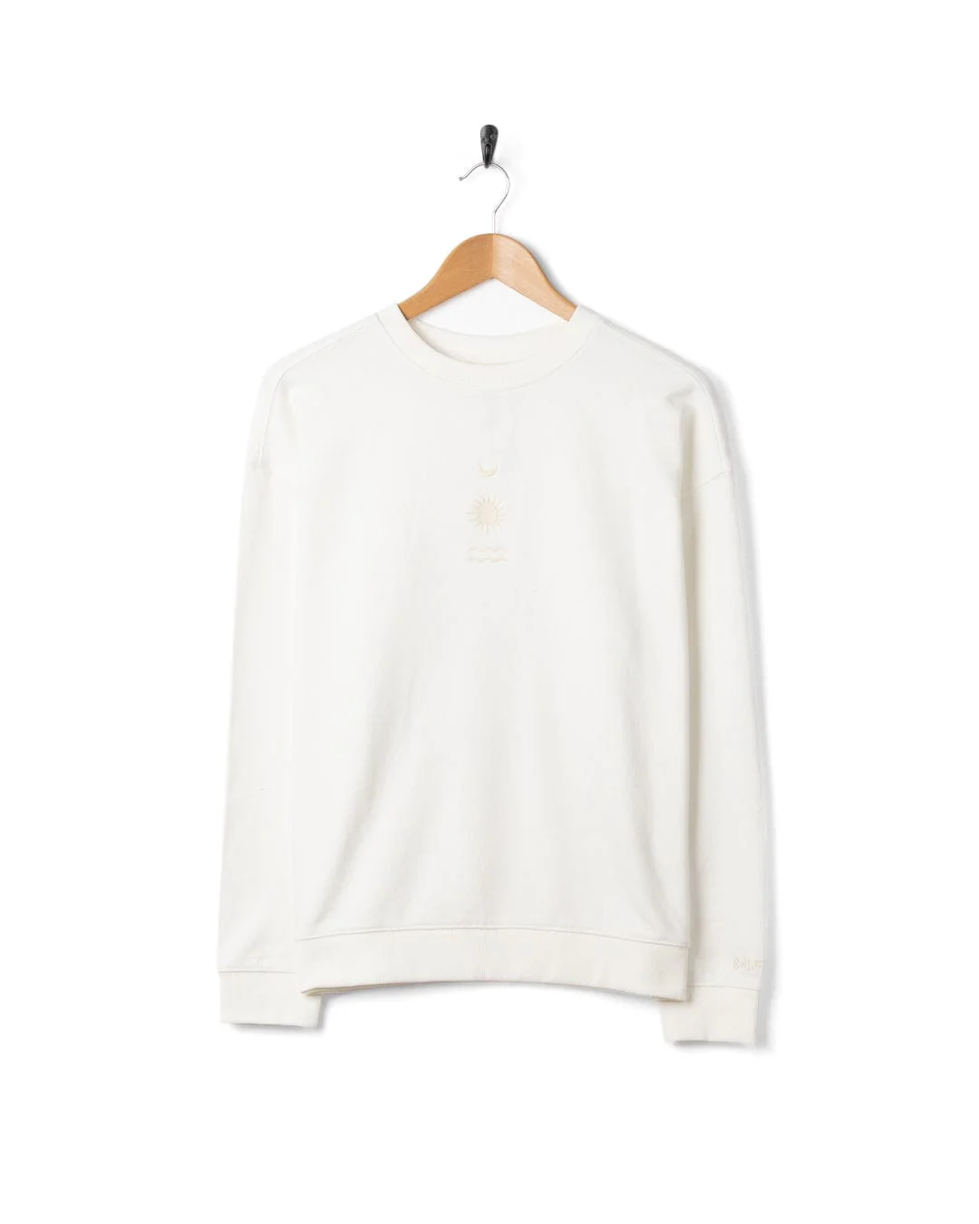 Equinox Womens Sweatshirt in Cream - Image 5