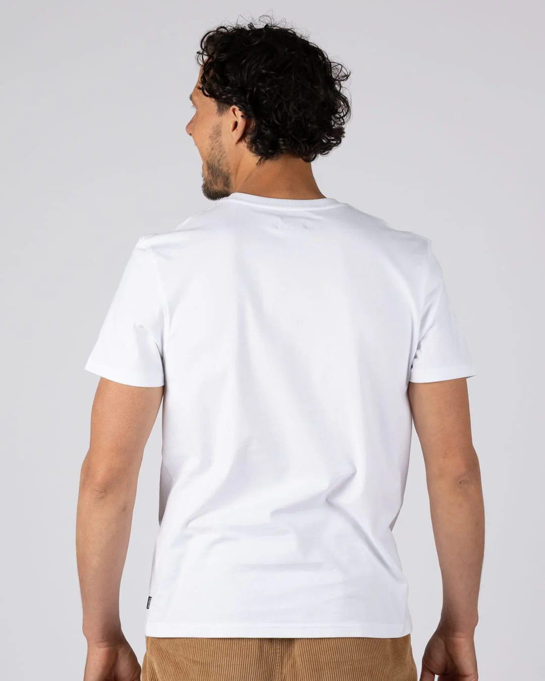 Glide 'N' Slide Mens Short Sleeve Tee in White - Image 3