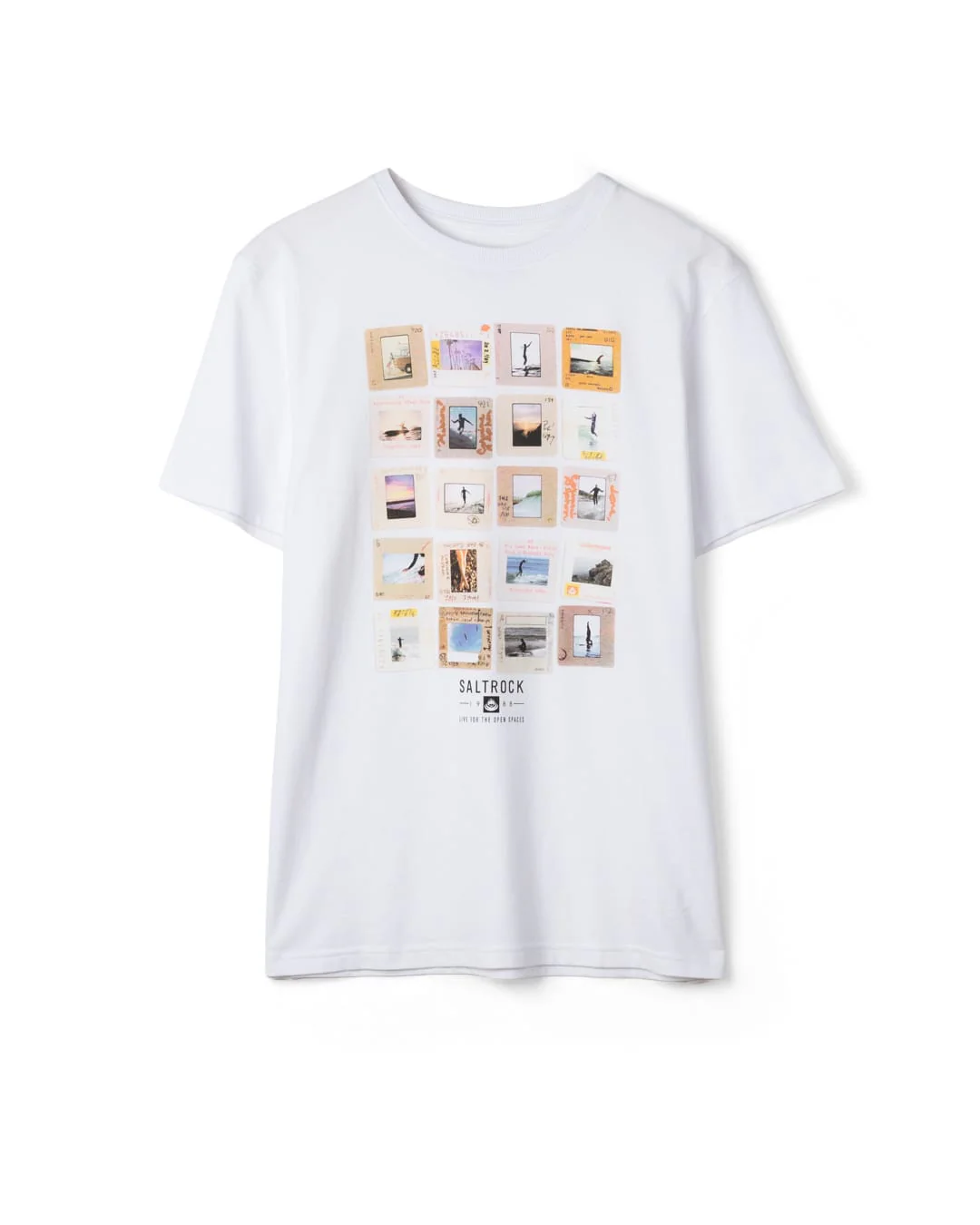 Glide 'N' Slide Mens Short Sleeve Tee in White - Image 5