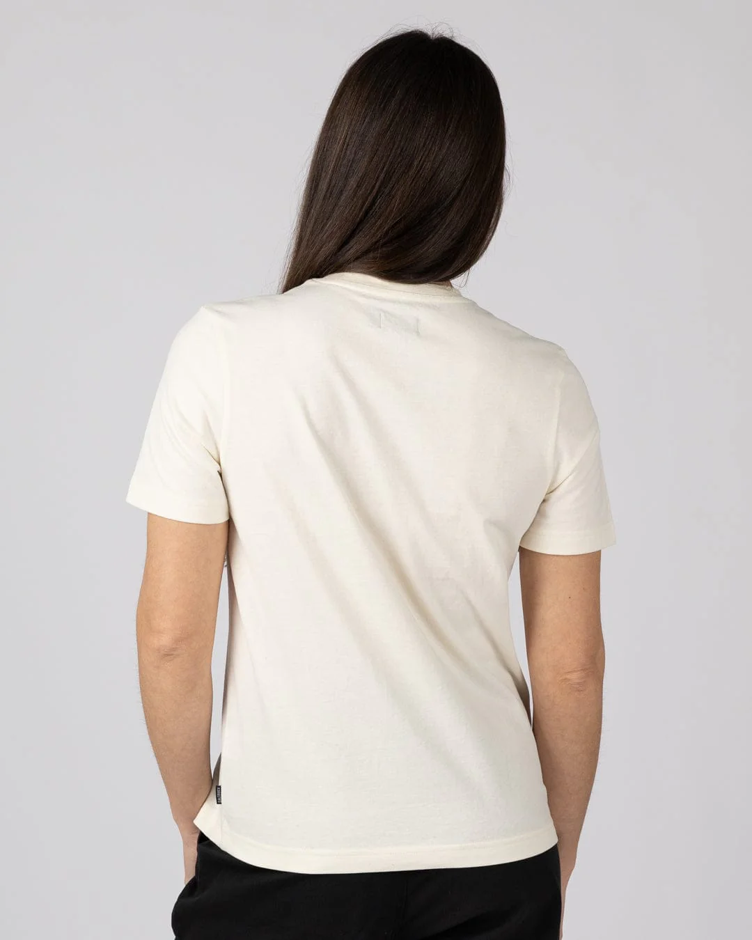 Happy Place Cornwall Womens Short Sleeve T-Shirt in Cream - Image 4