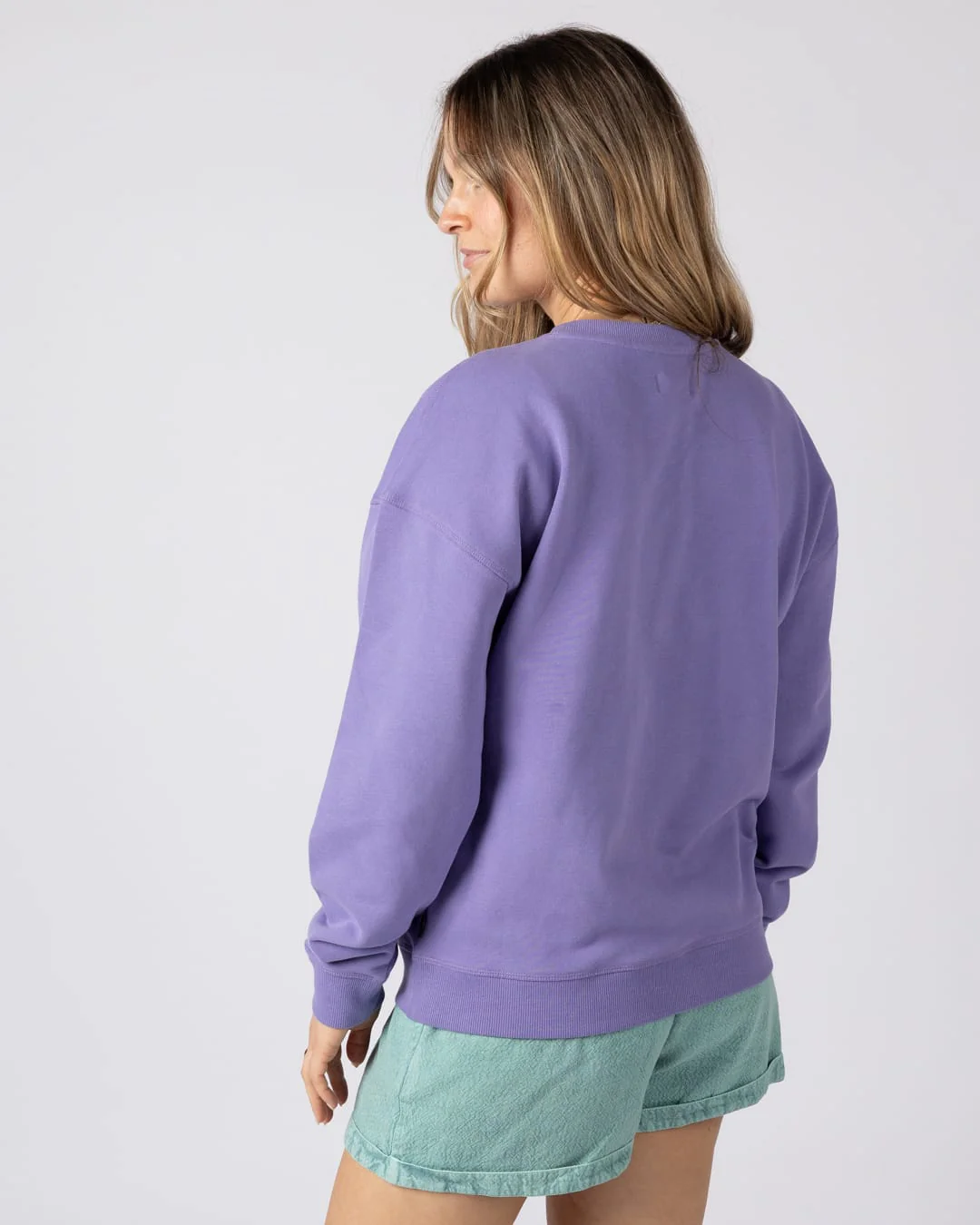 Hebe Womens Sweatshirt in Purple - Image 3
