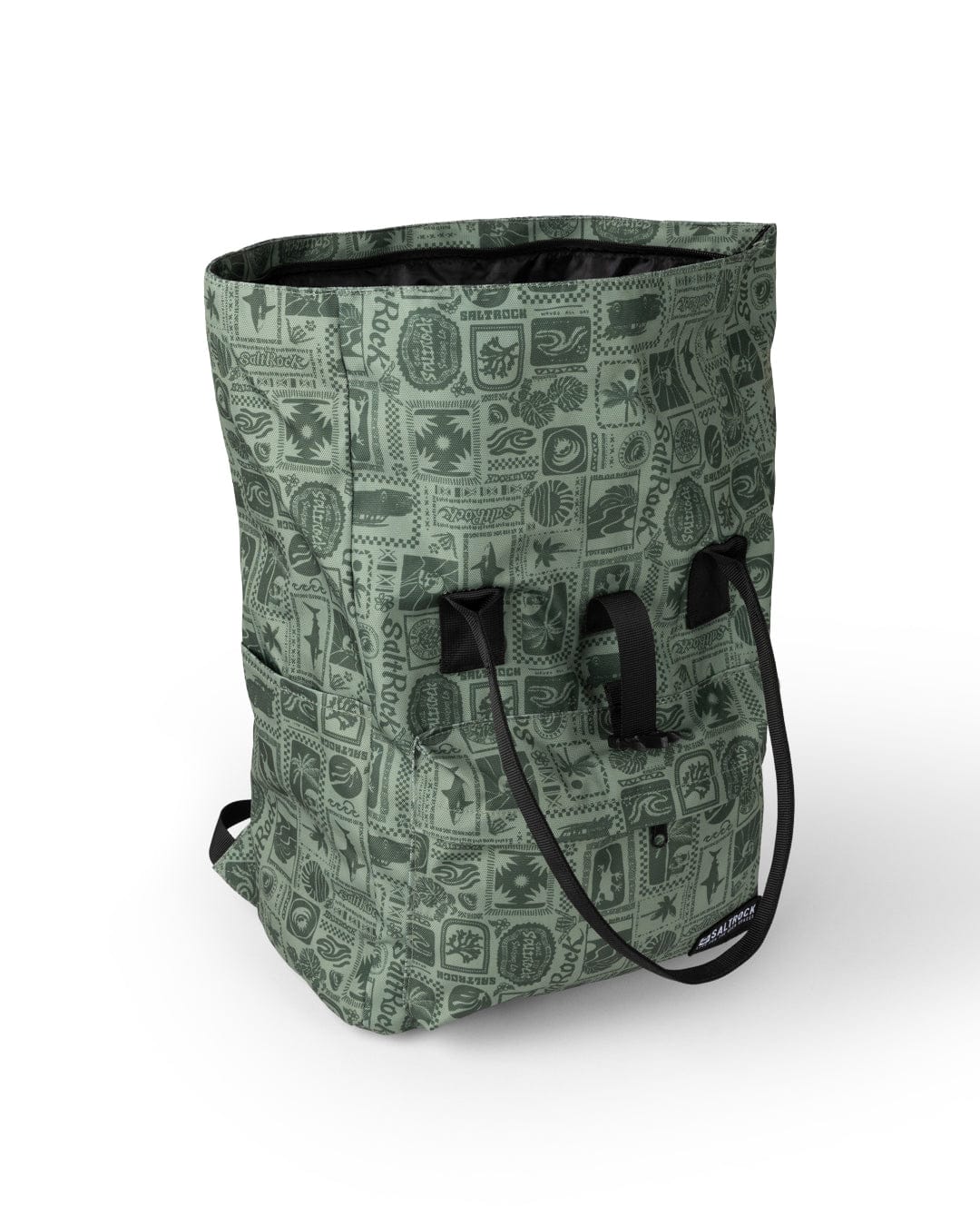 Heritage Tiles Backpack in Green - Image 3
