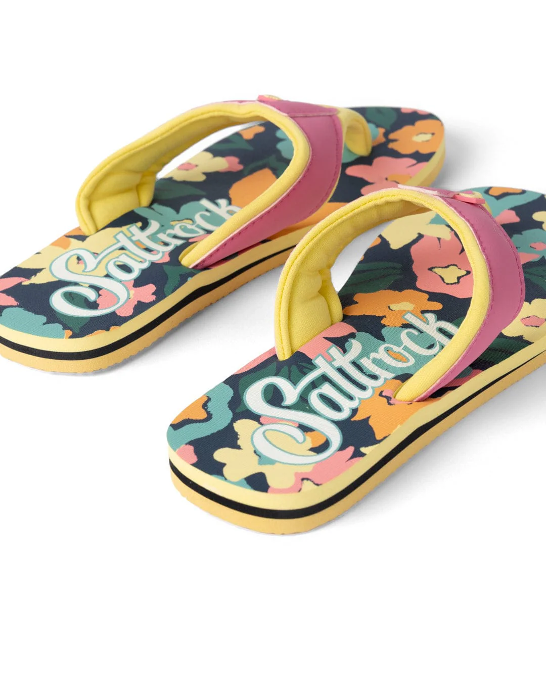 Holidaze Womens Flip Flops in Pink - Image 2