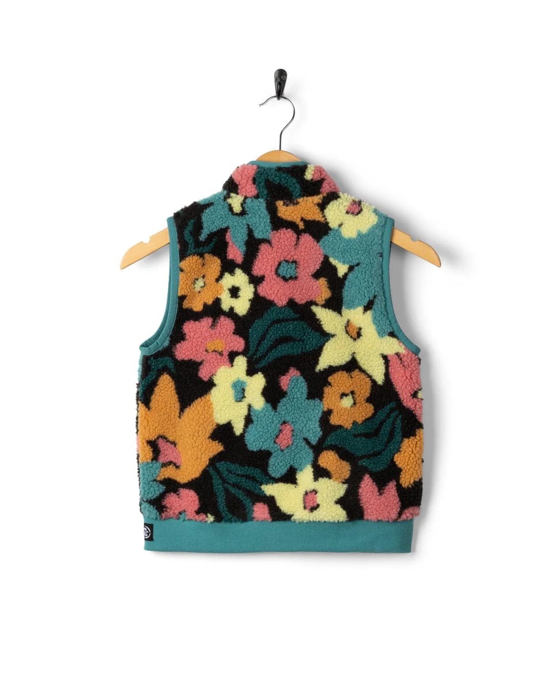 Holidaze Kids Fleece Gilet in Multi - Image 2