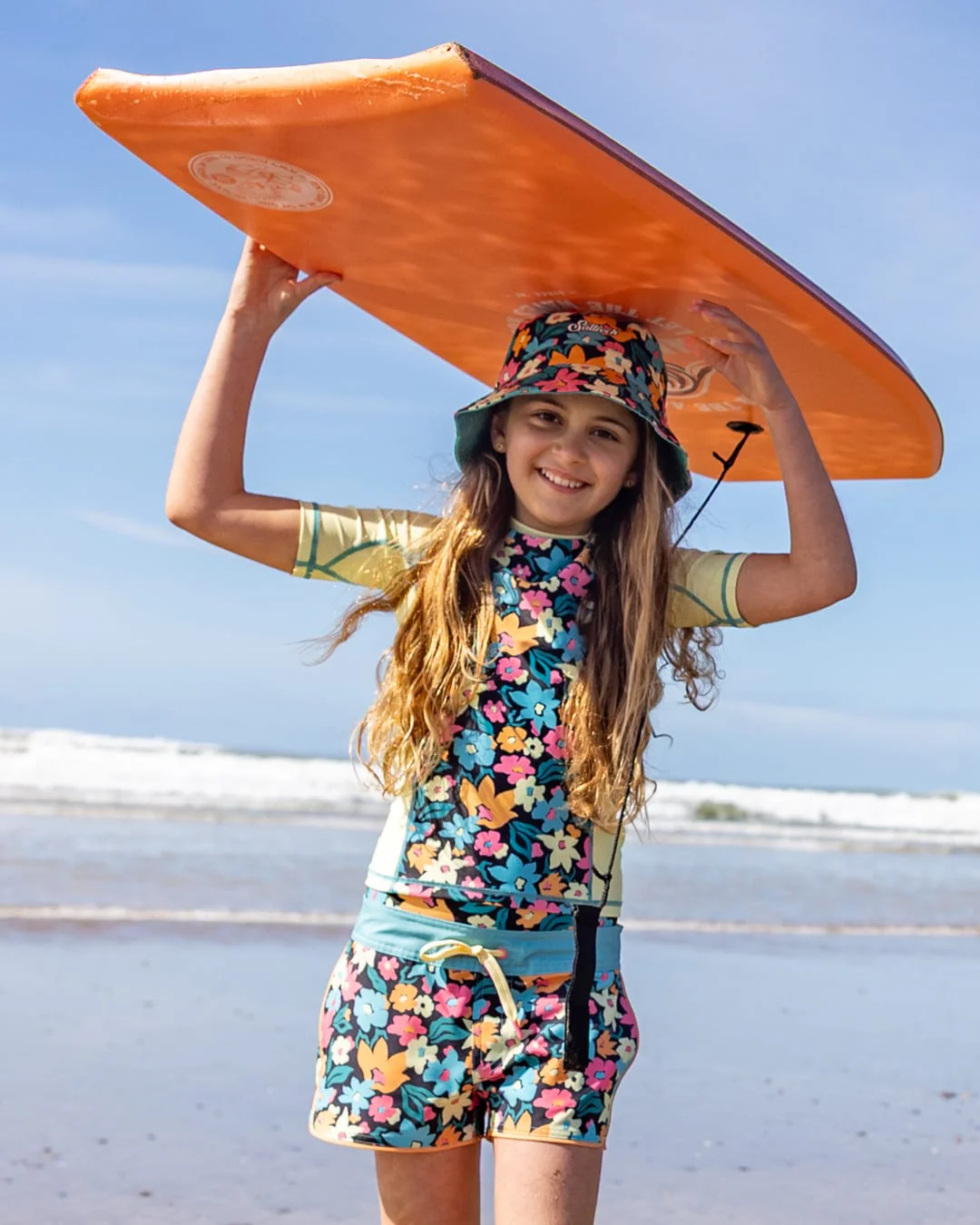 Holidaze Kids Short Sleeve Rashvest in Light Yellow - Image 8