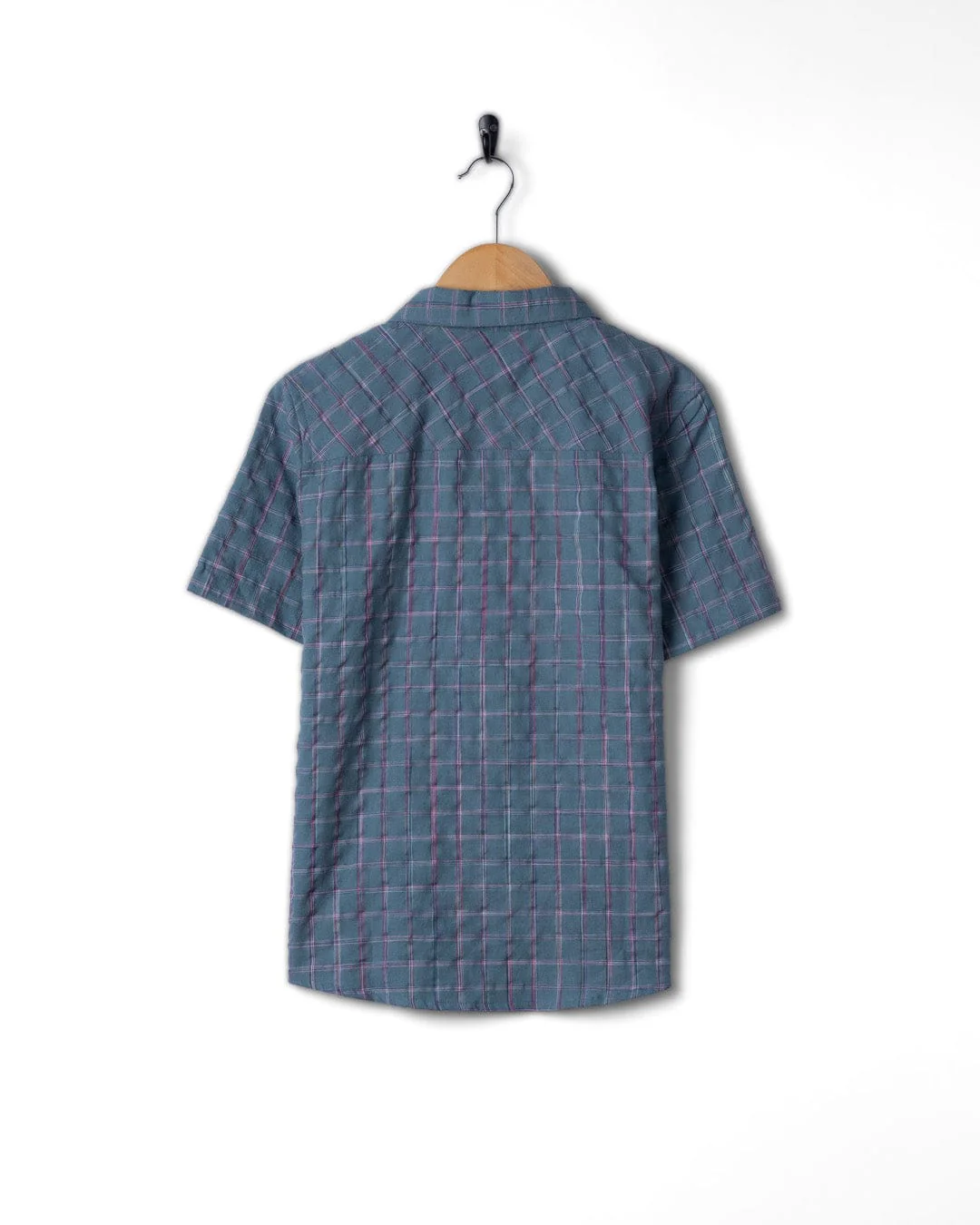 Isaad Kids Short Sleeve Shirt in Blue - Image 4