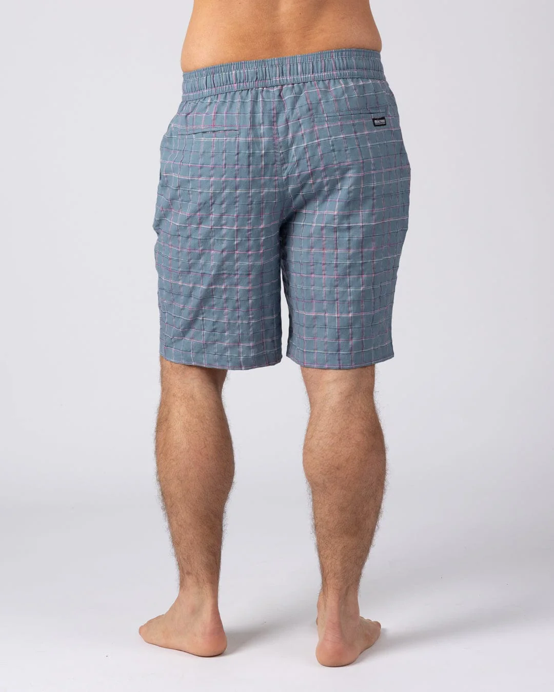 Isaad Mens Shorts in Blue - Image 4