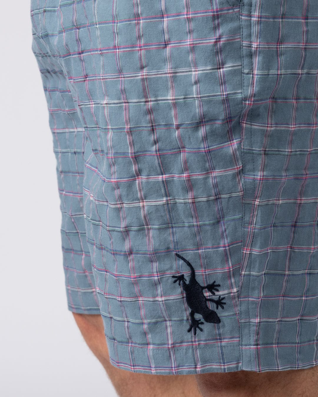 Isaad Mens Shorts in Blue - Image 5