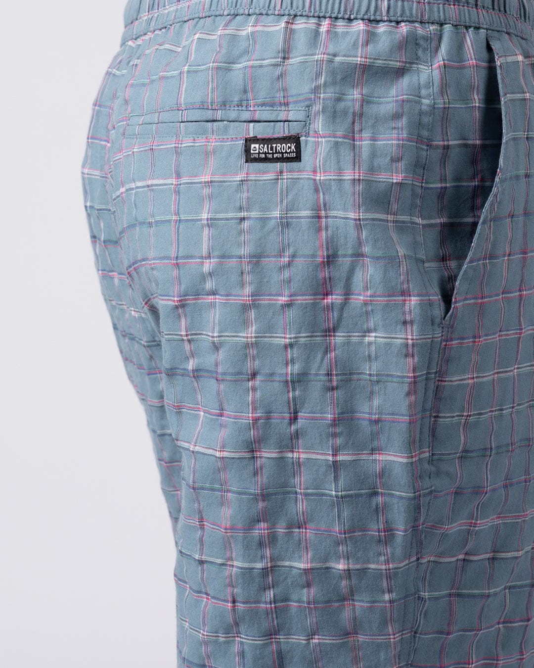 Isaad Mens Shorts in Blue - Image 6
