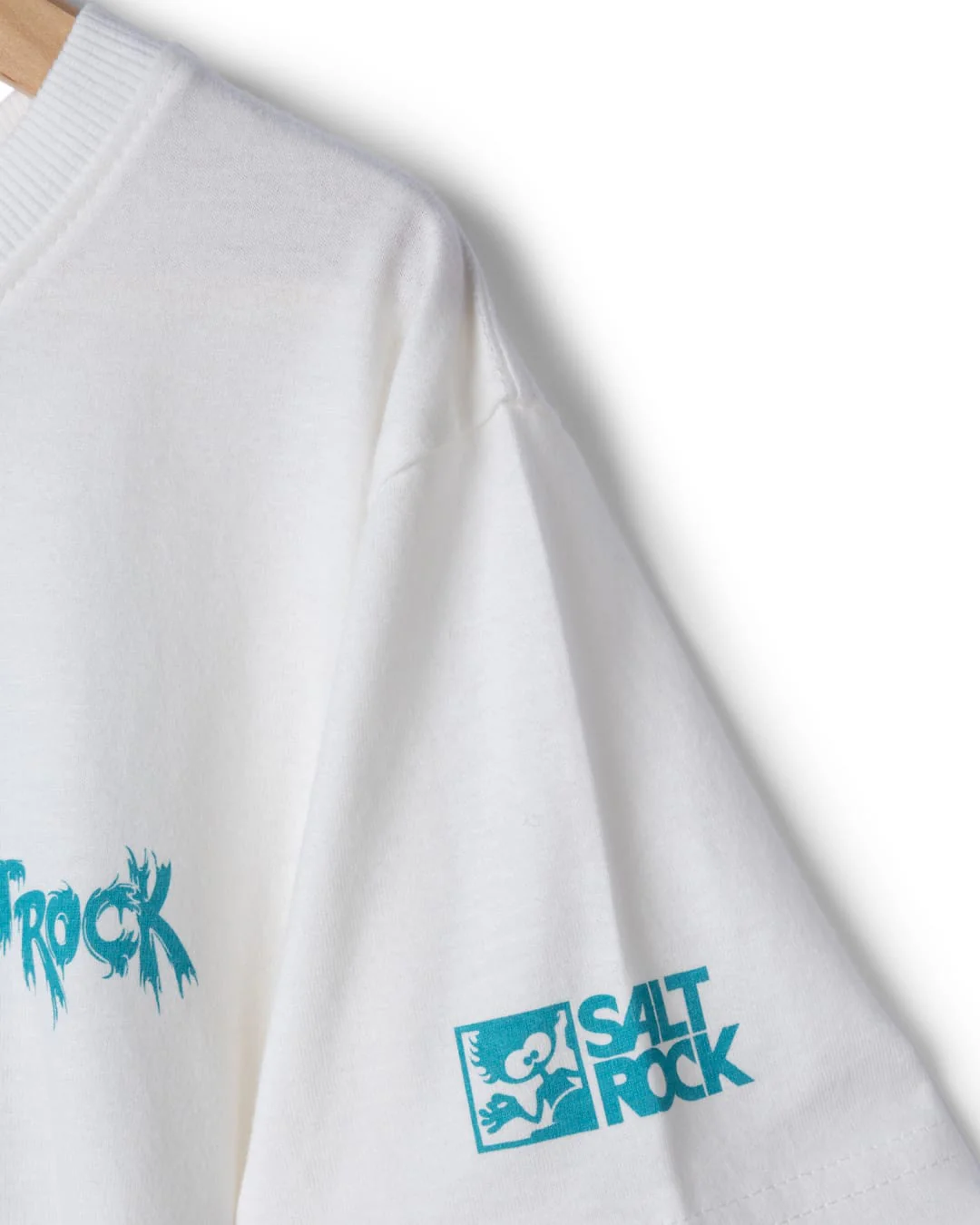 Jaws Kids Short Sleeve T-Shirt in Cream - Image 9