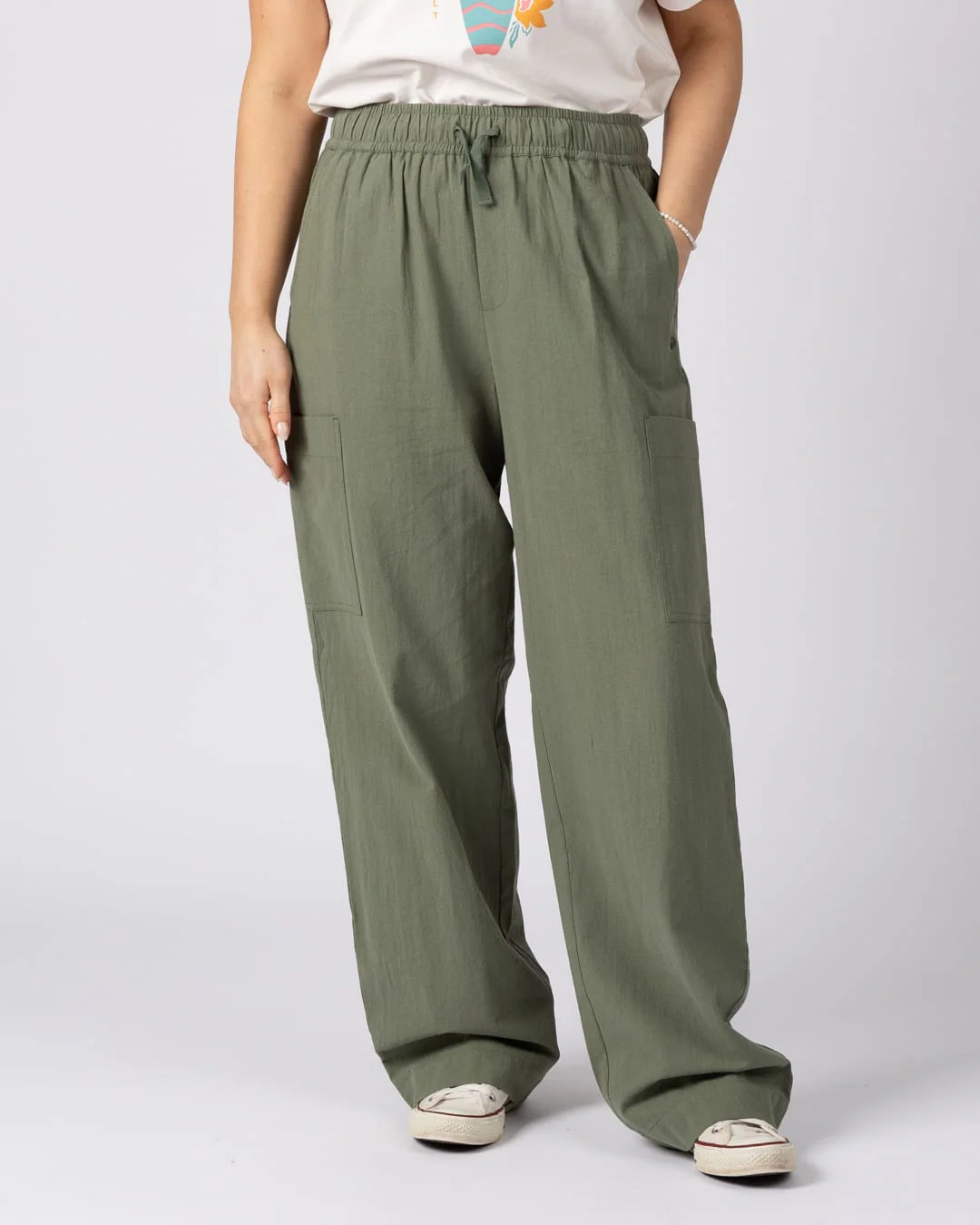 Katel Womens Trouser in Light Green