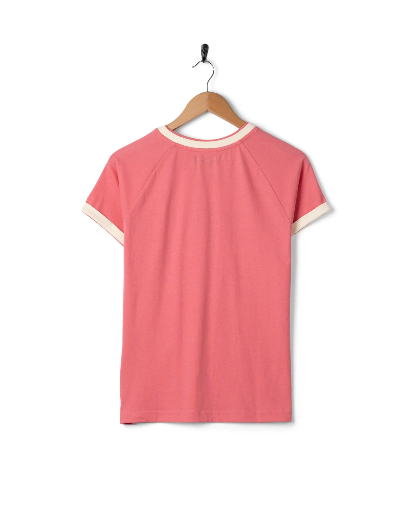 Links  Womens Short Sleeve Ringer T-Shirt in Pink - Image 6