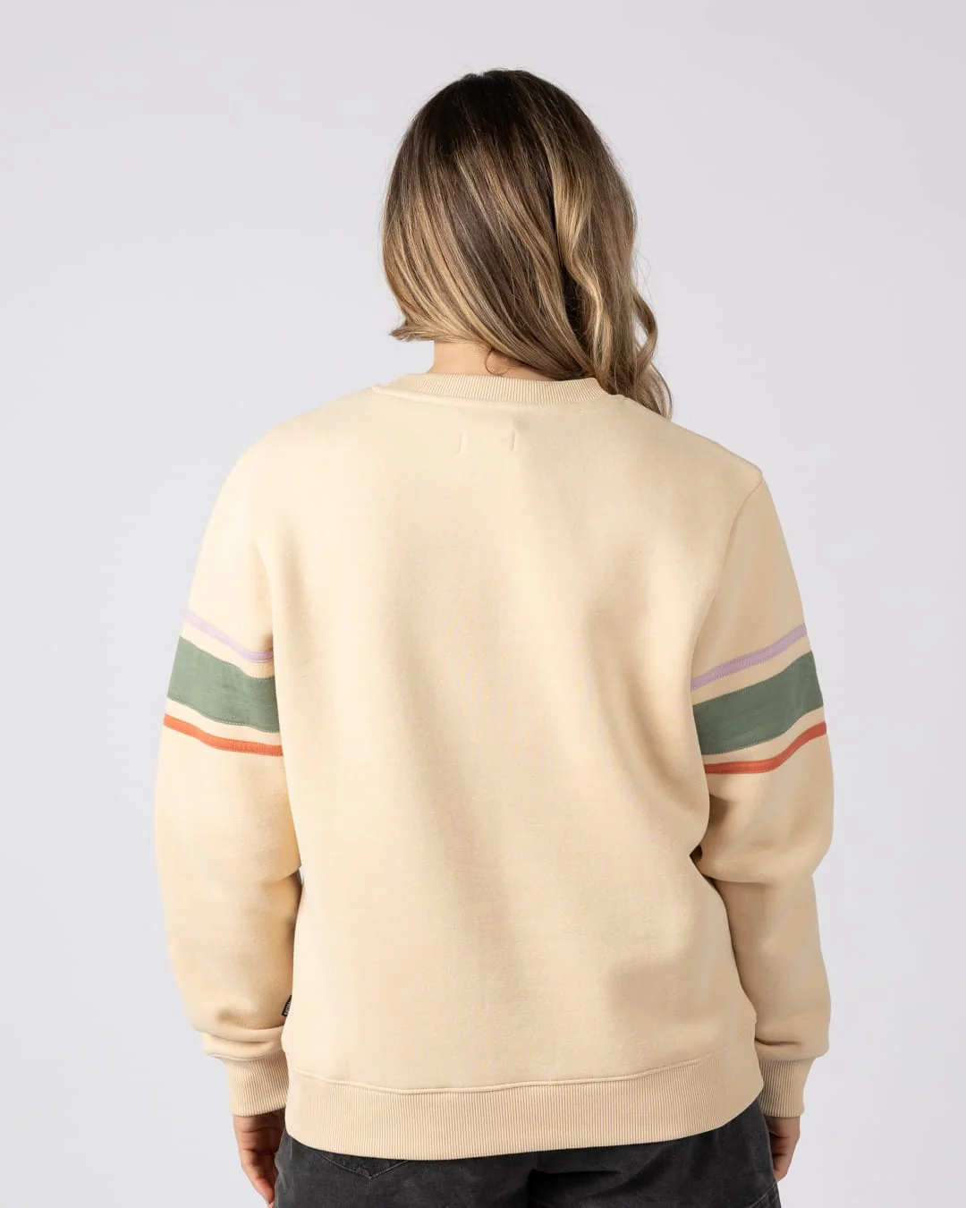 Links Womens Sweatshirt in Cream - Image 2