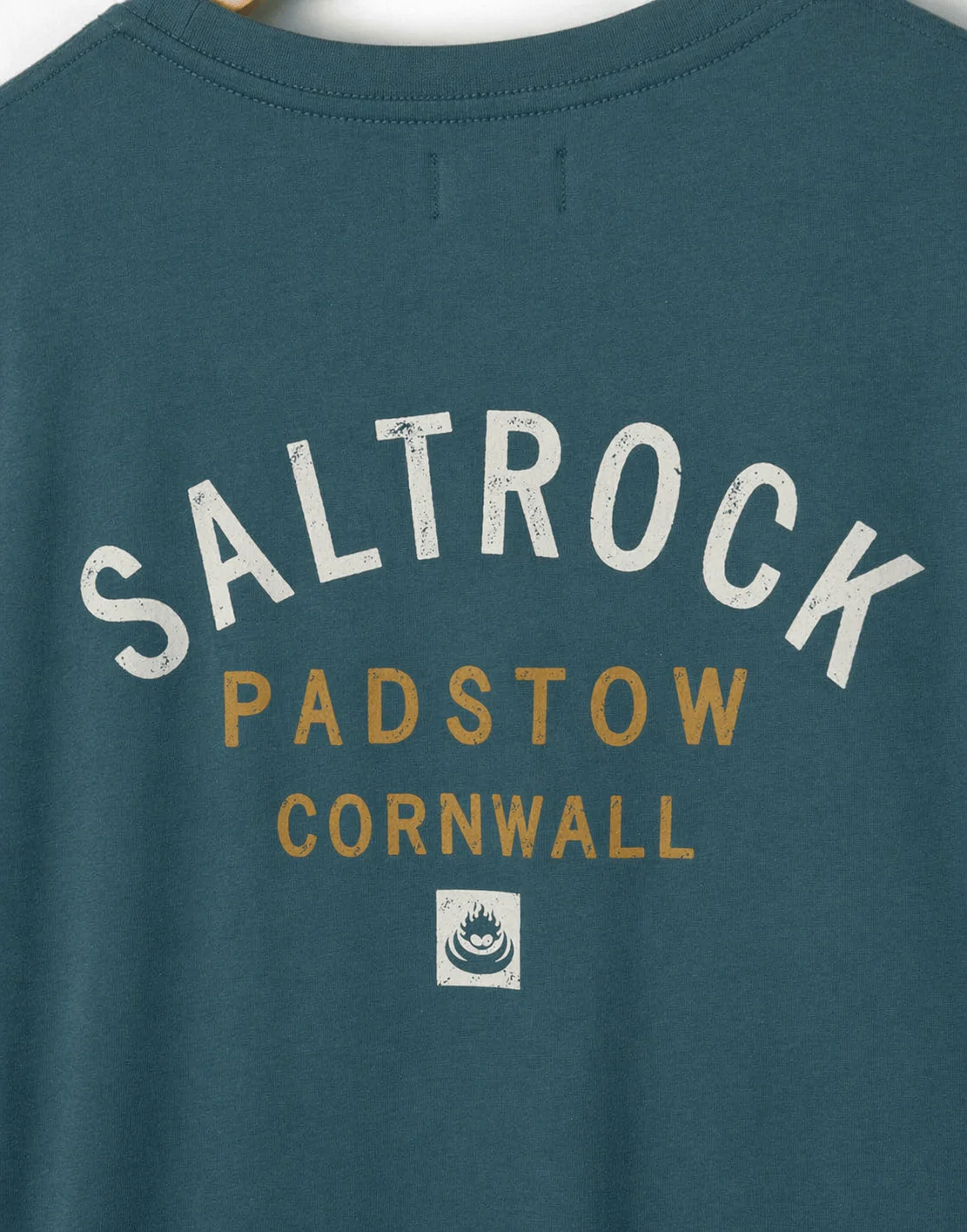 Location Padstow Mens T-Shirt in Teal - Image 2