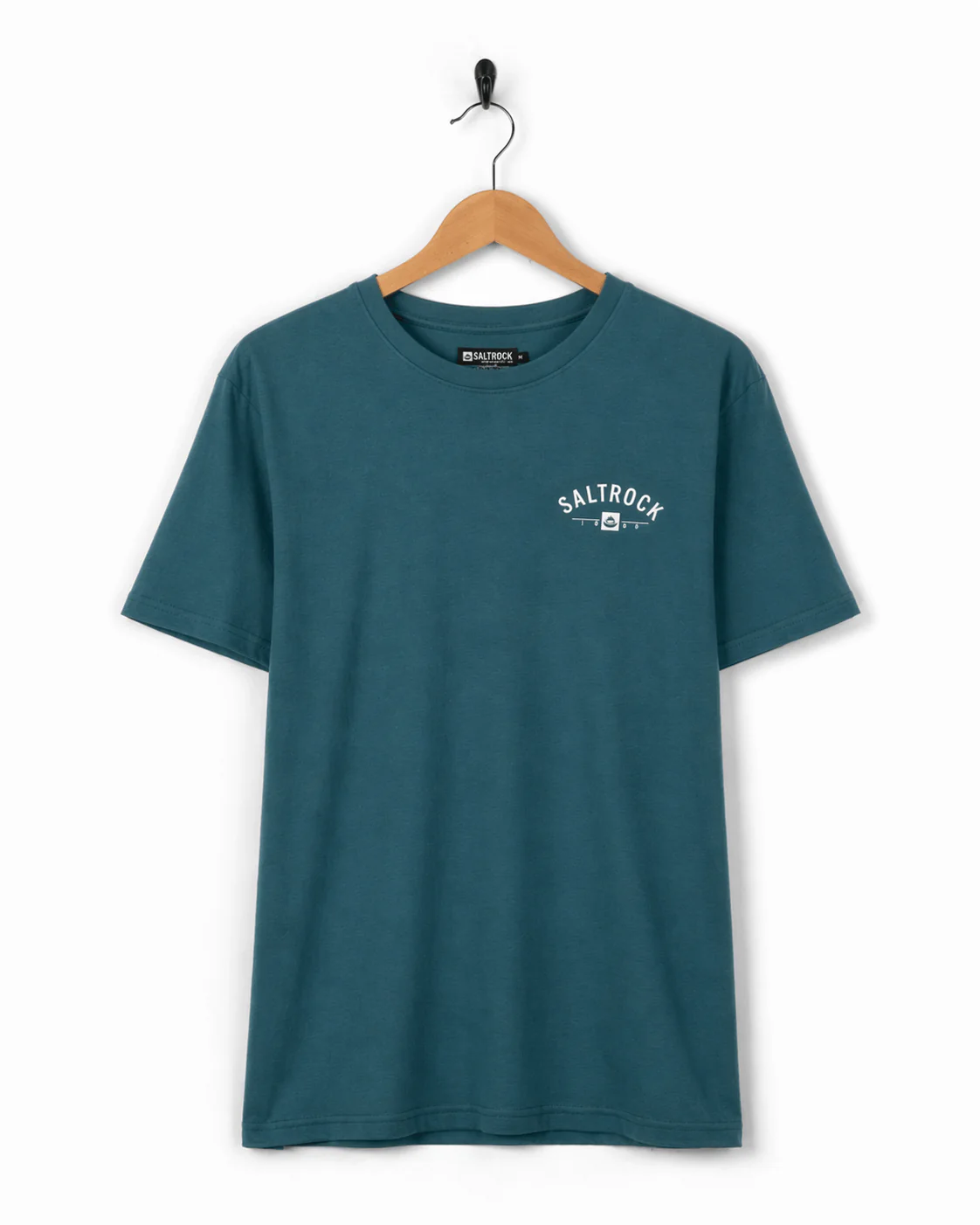 Location Padstow Mens T-Shirt in Teal - Image 4