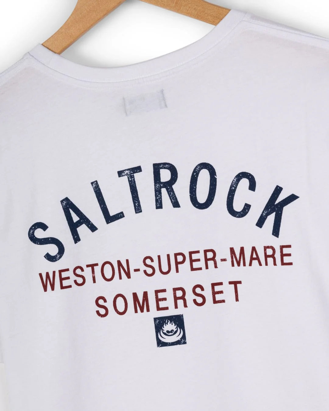Location Weston-Super-Mare Mens T-Shirt in White - Image 5
