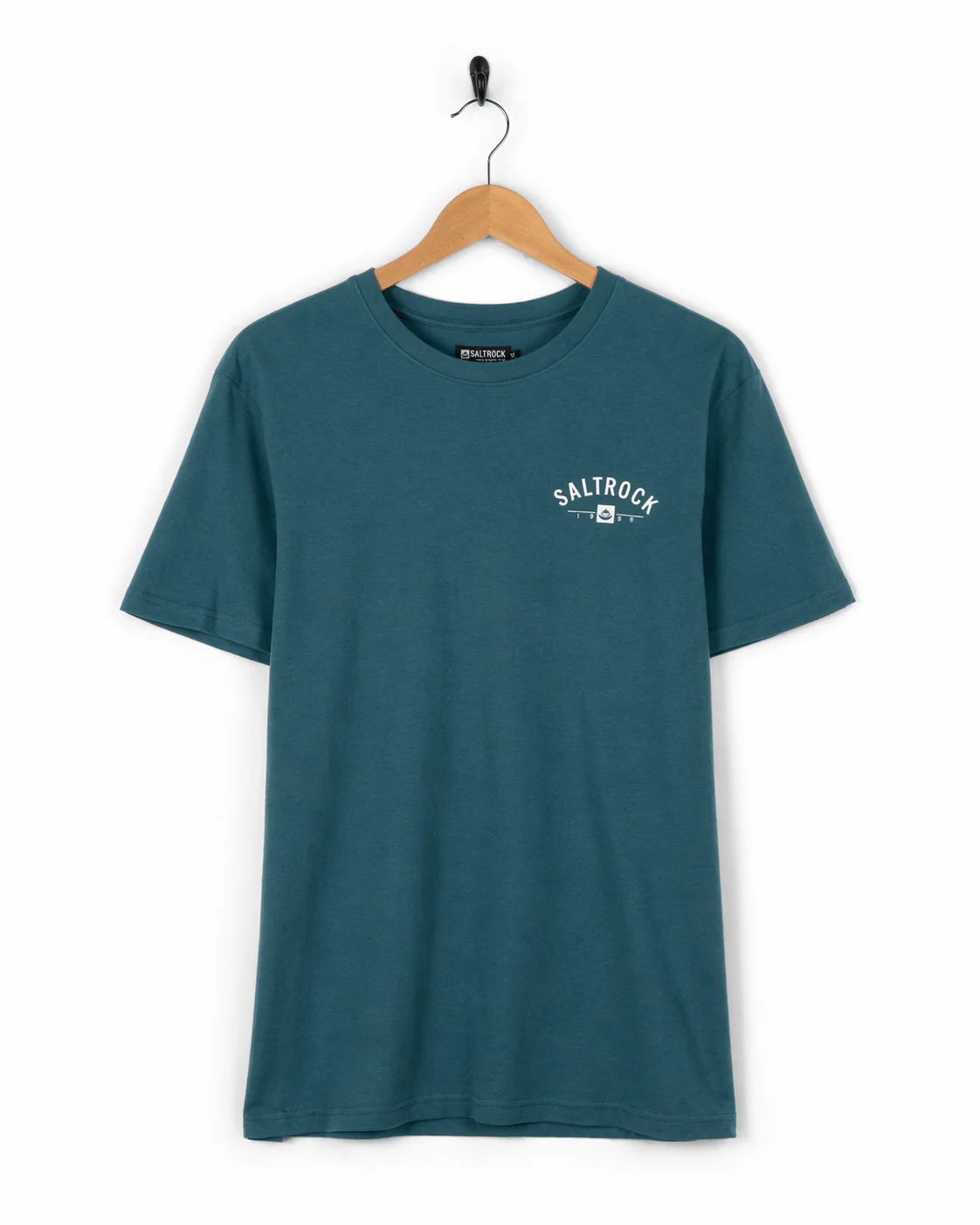 Location Woolacombe Mens T-Shirt in Teal - Image 4