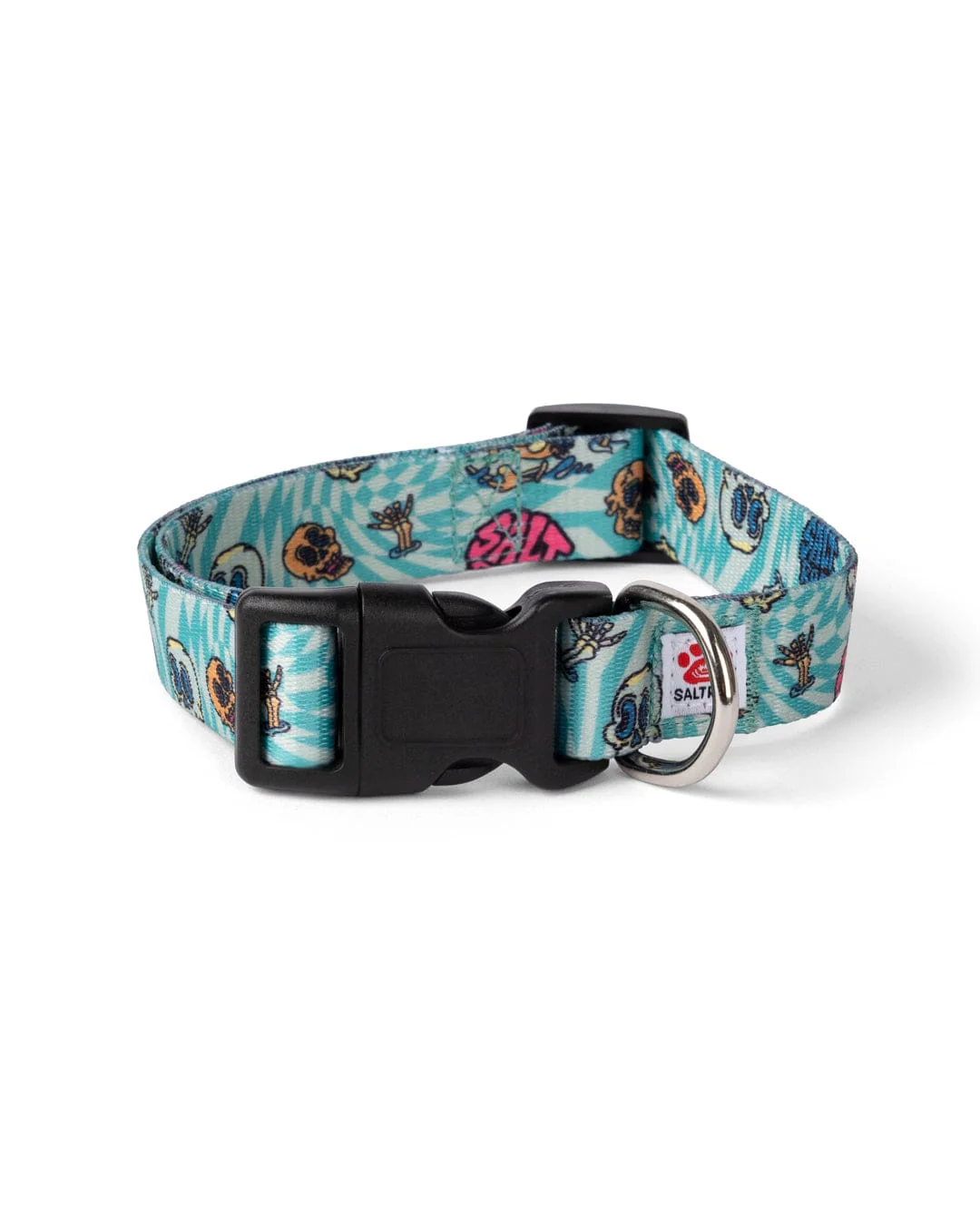 Lush Waves Pet Collar in Light Blue