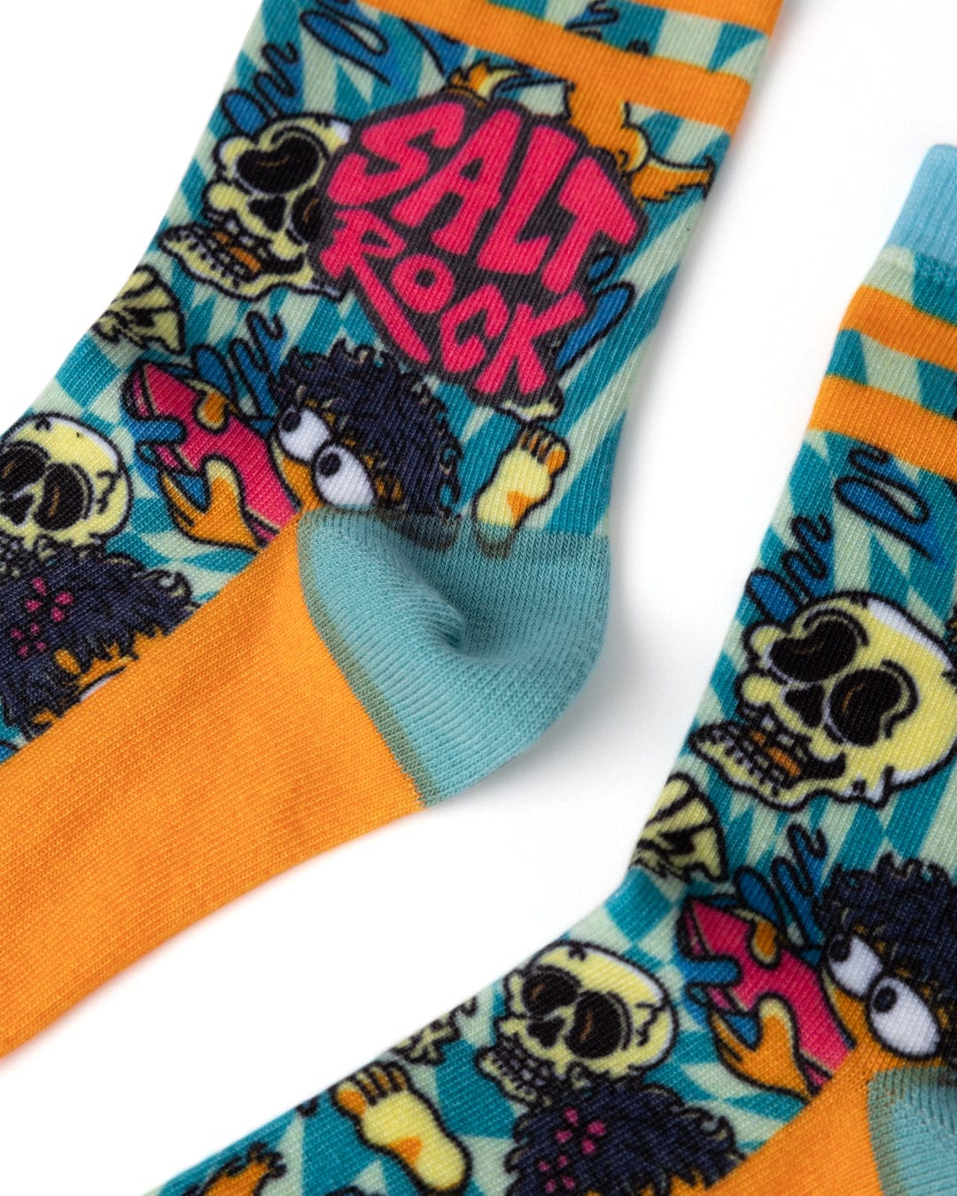 Lush Waves Kids Sock in Light Blue - Image 2
