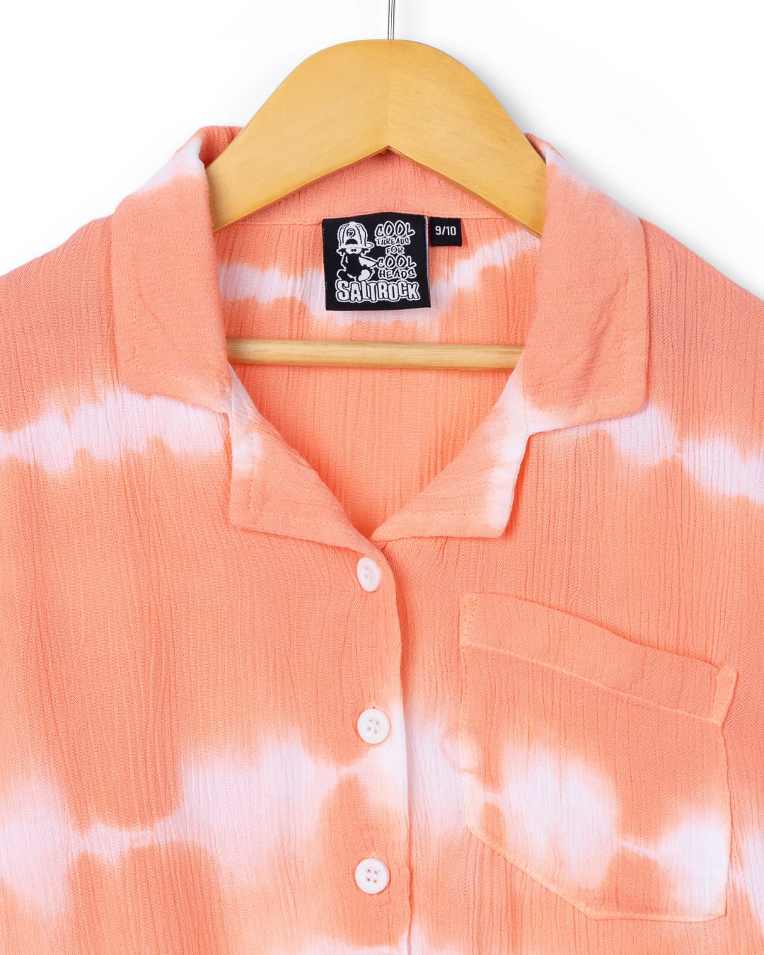 Maida Kids Short Sleeve Shirt in Orange - Image 4