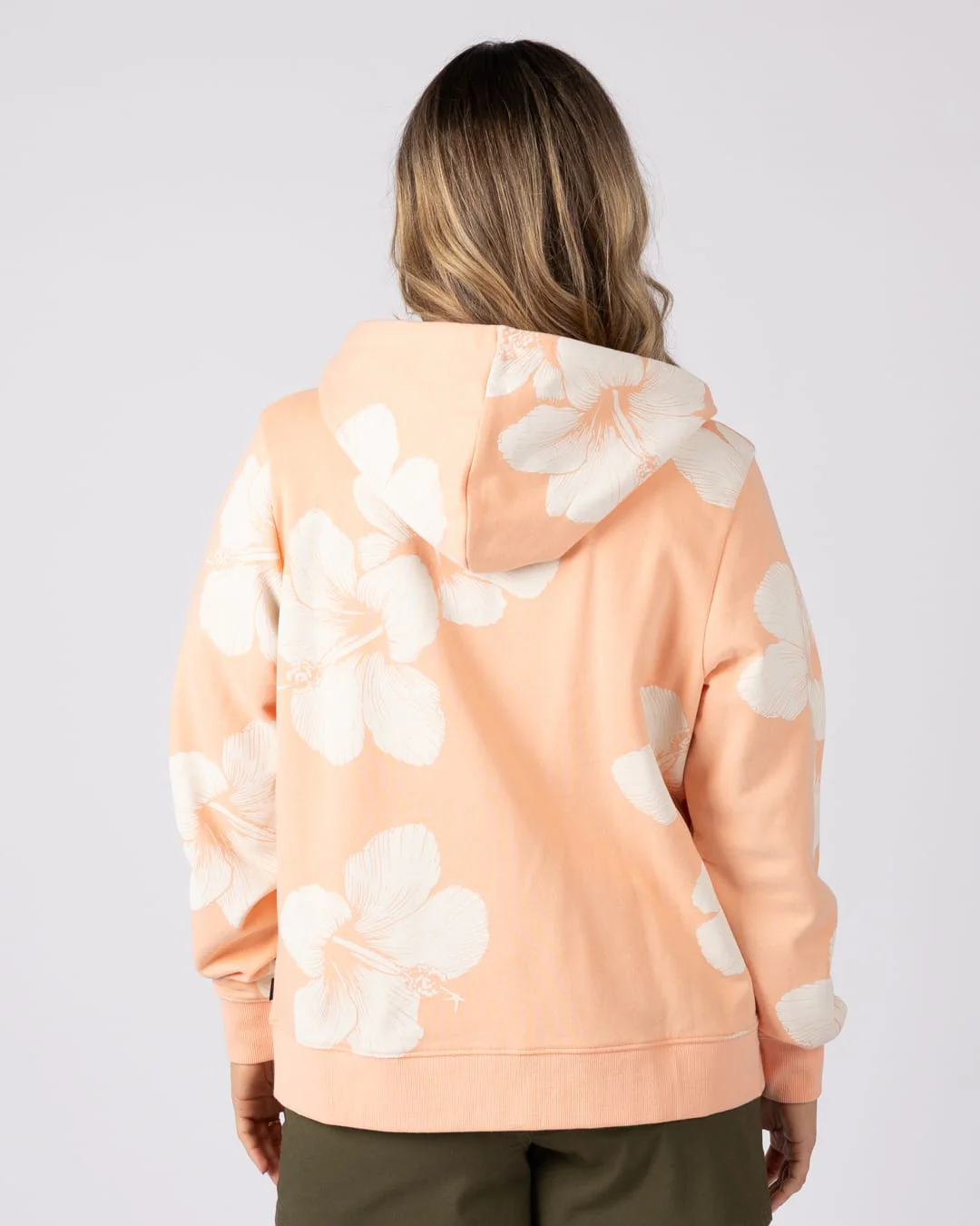 Mandarah Womens Zip Hoodie in Light Pink - Image 7