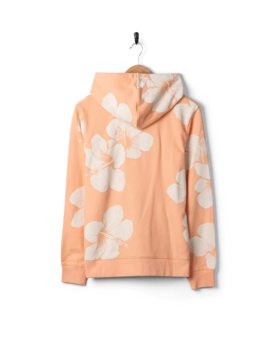 Mandarah Womens Zip Hoodie in Light Pink - Image 8