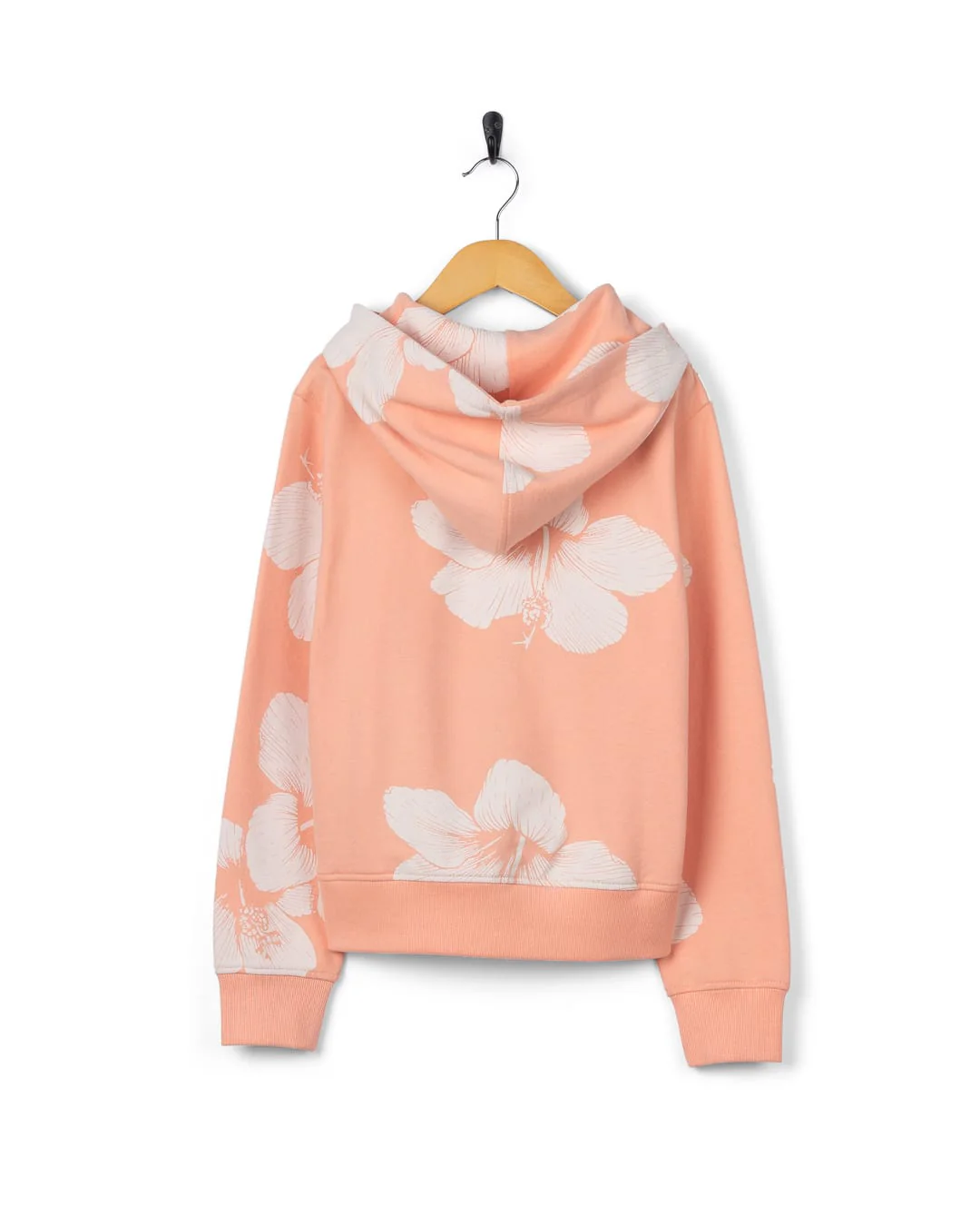 Mandaram Kids Zip Through Hoodie in Light Pink - Image 4