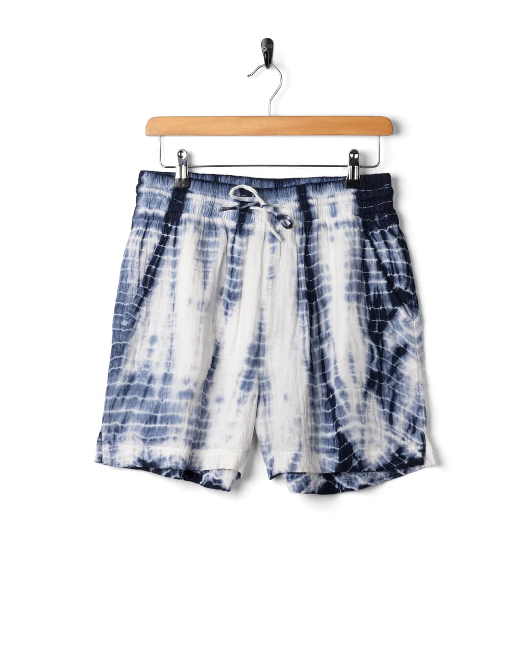 Melda  Womens Woven Short in Blue - Image 14