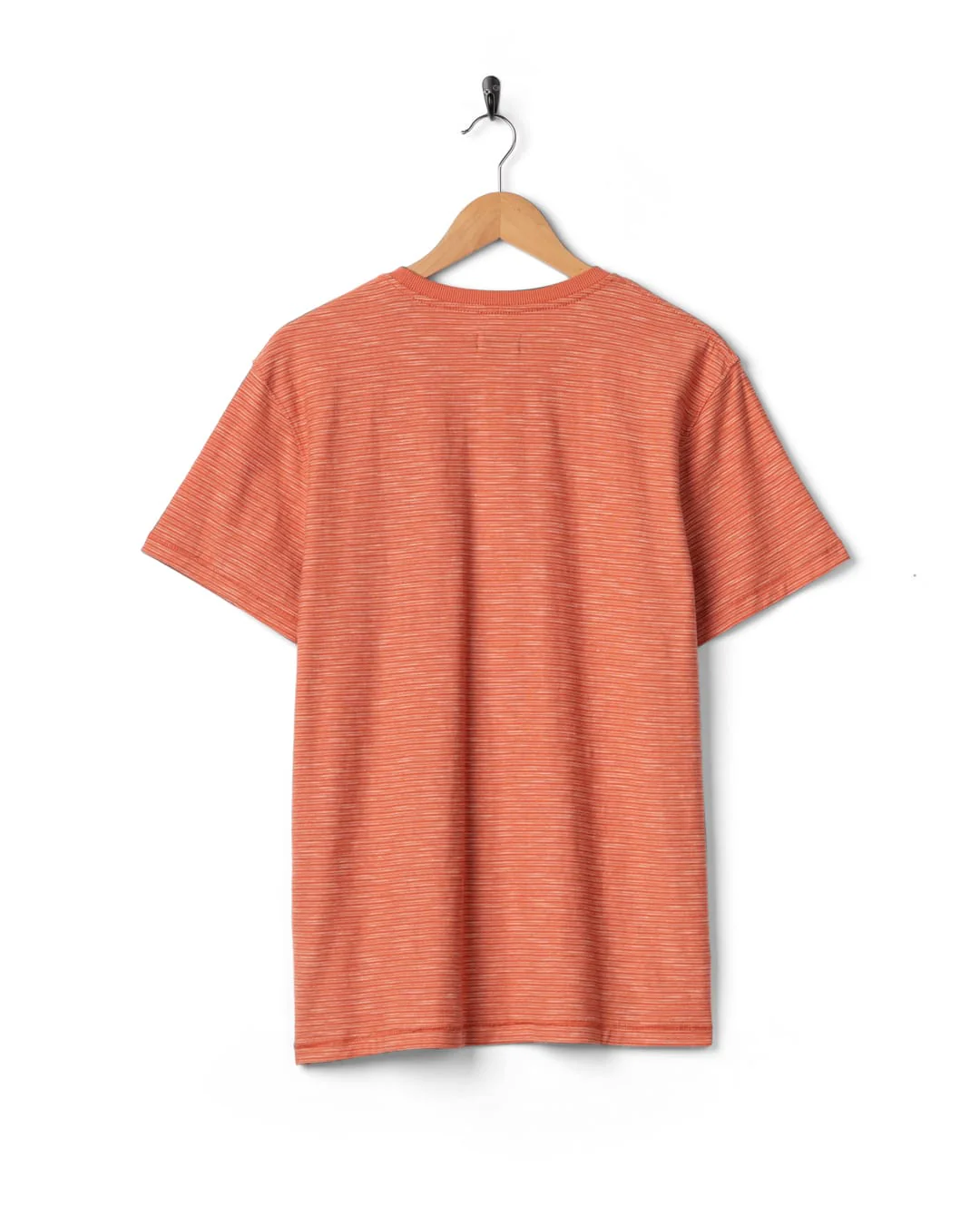 Mermaid Rise Mens Short Sleeve T-Shirt in Light Orange - Image 5