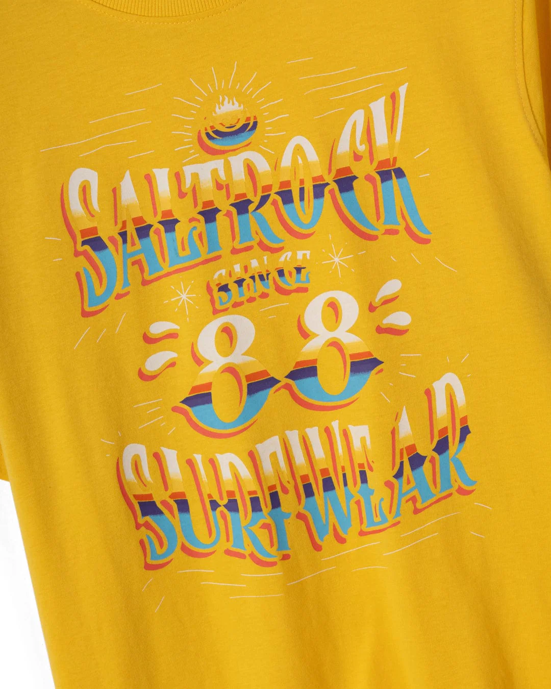 Mex Logo Mens T-Shirt in Yellow - Image 3