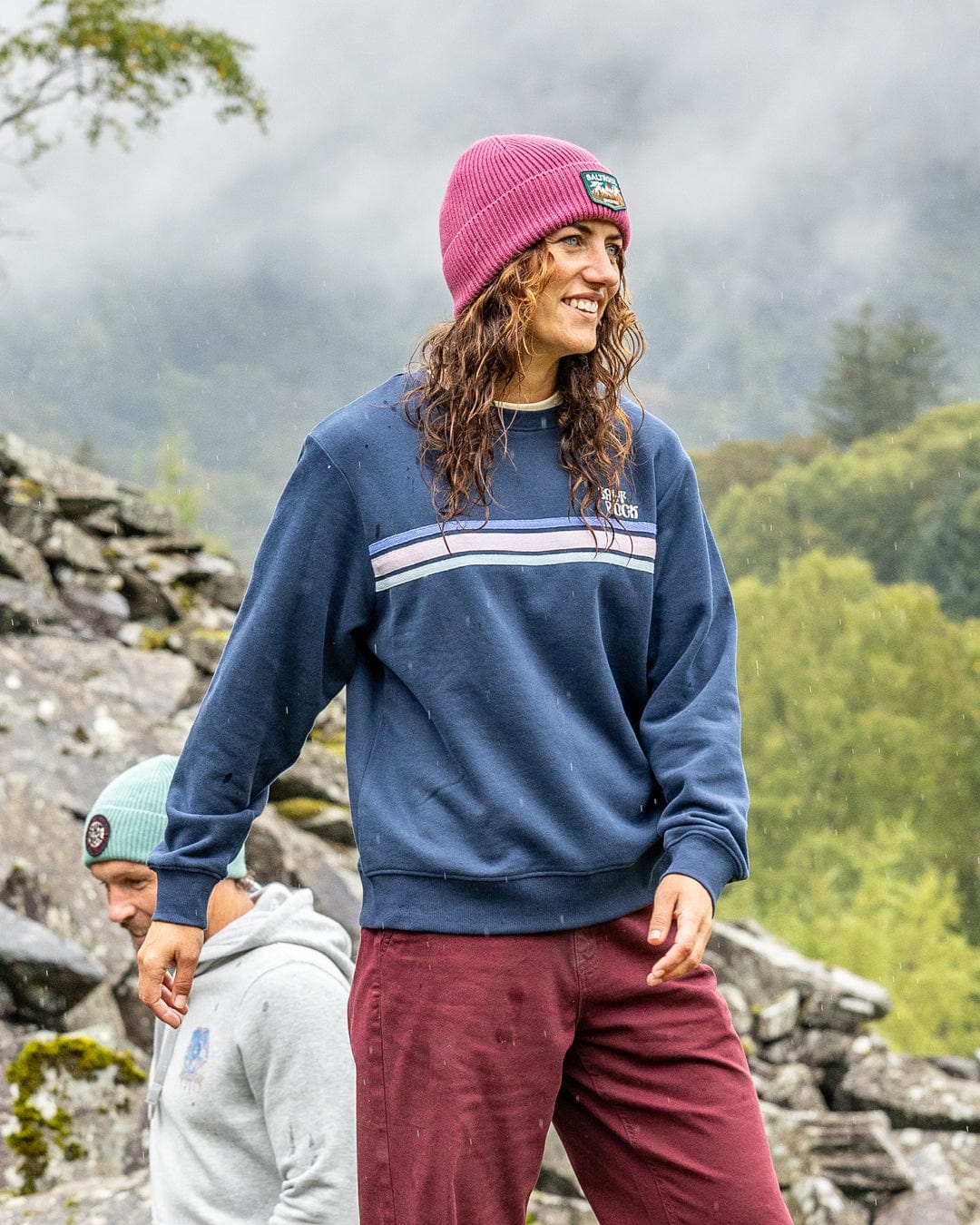 Mylo Womens Sweatshirt in Blue - Image 4