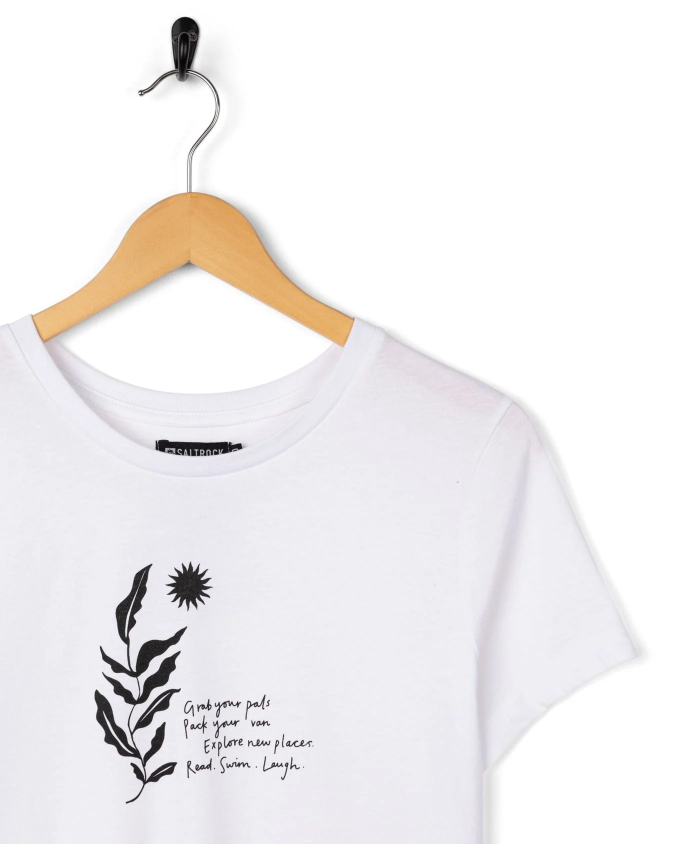 Nala Womens Short Sleeved T-Shirt in White - Image 10