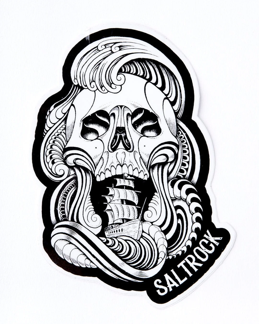 No Mercy Sticker in Black/white - Image 2